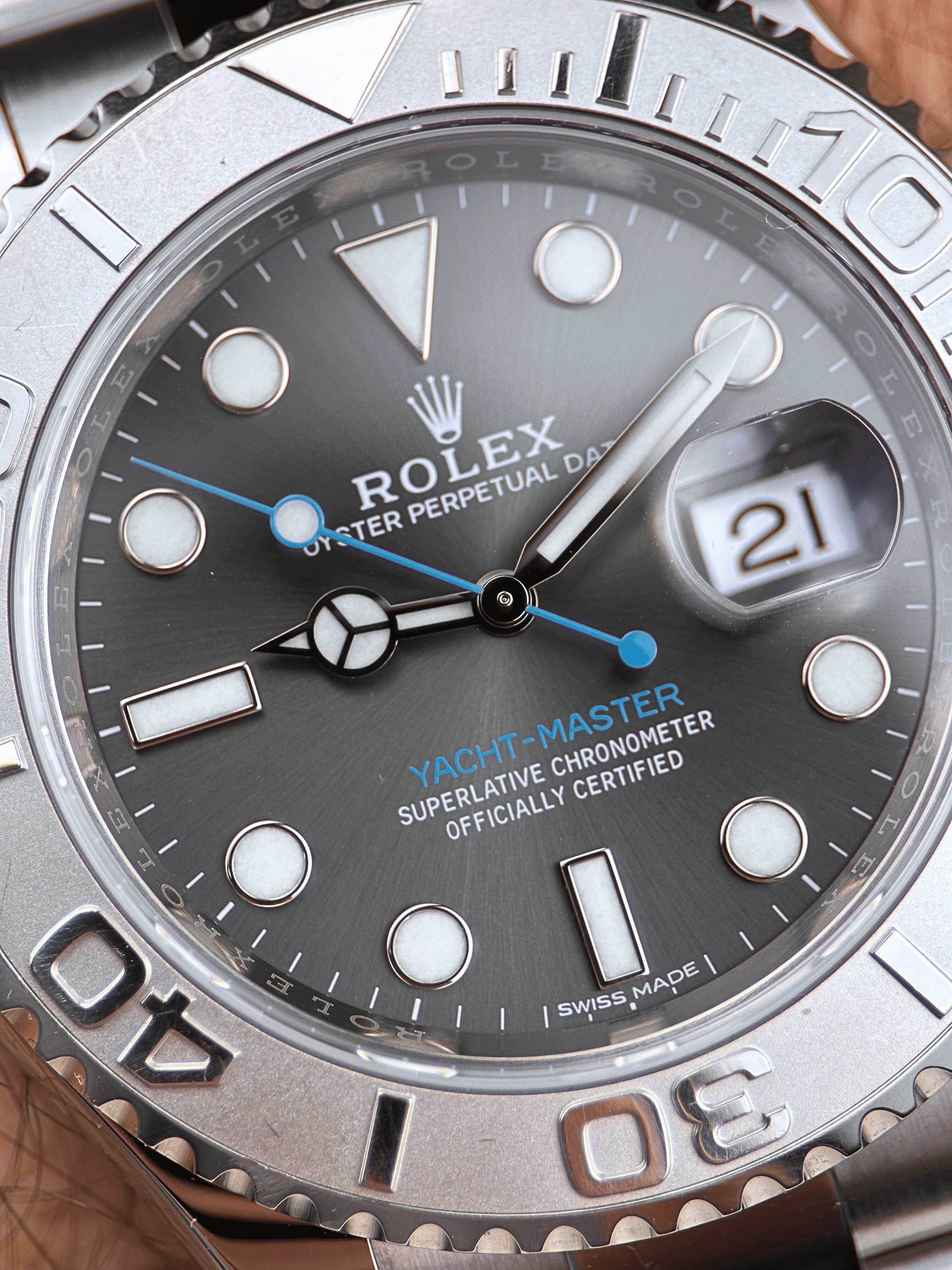 Rolex Yachtmaster Rhodium 116622 Fullset 2016 LC100