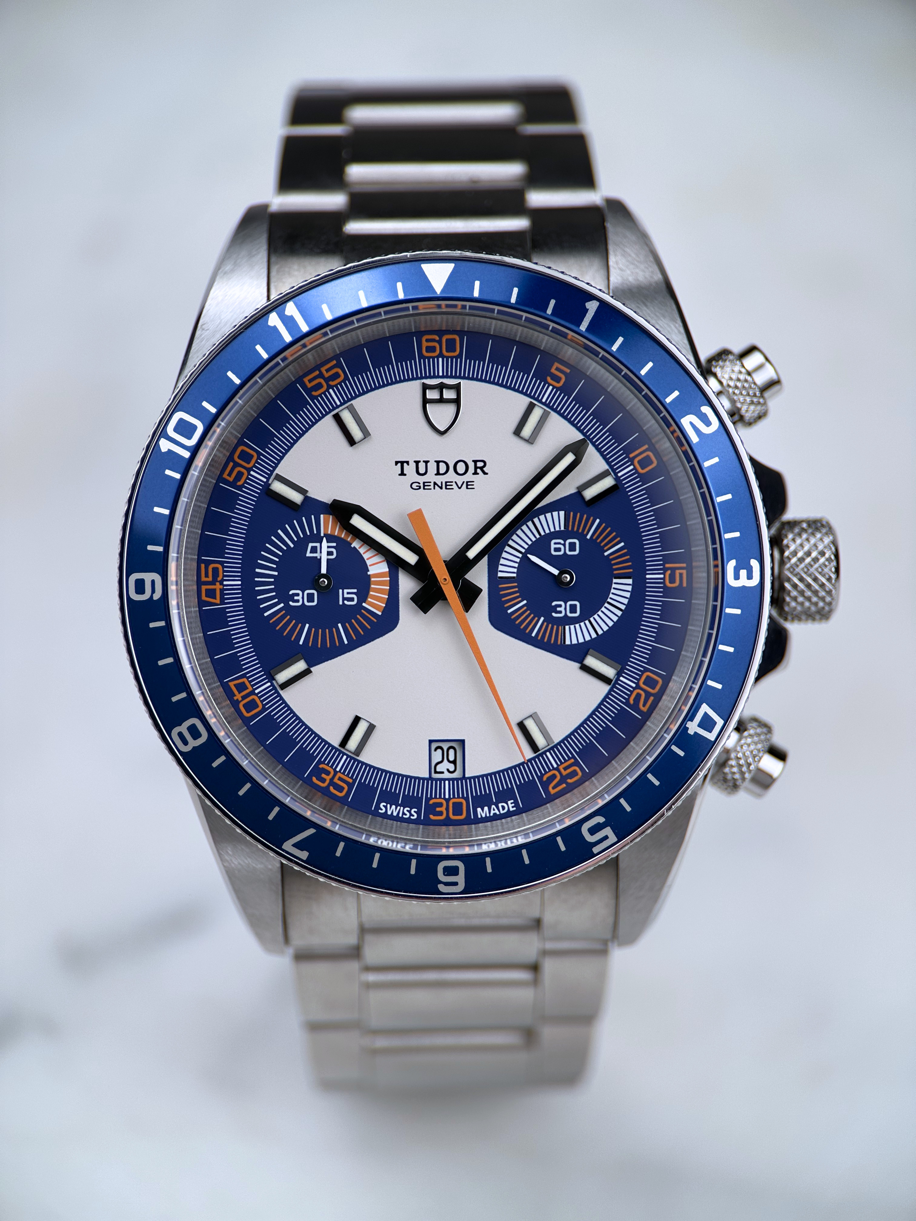 Tudor Heritage Chrono Blue 70330B Fullset 2014