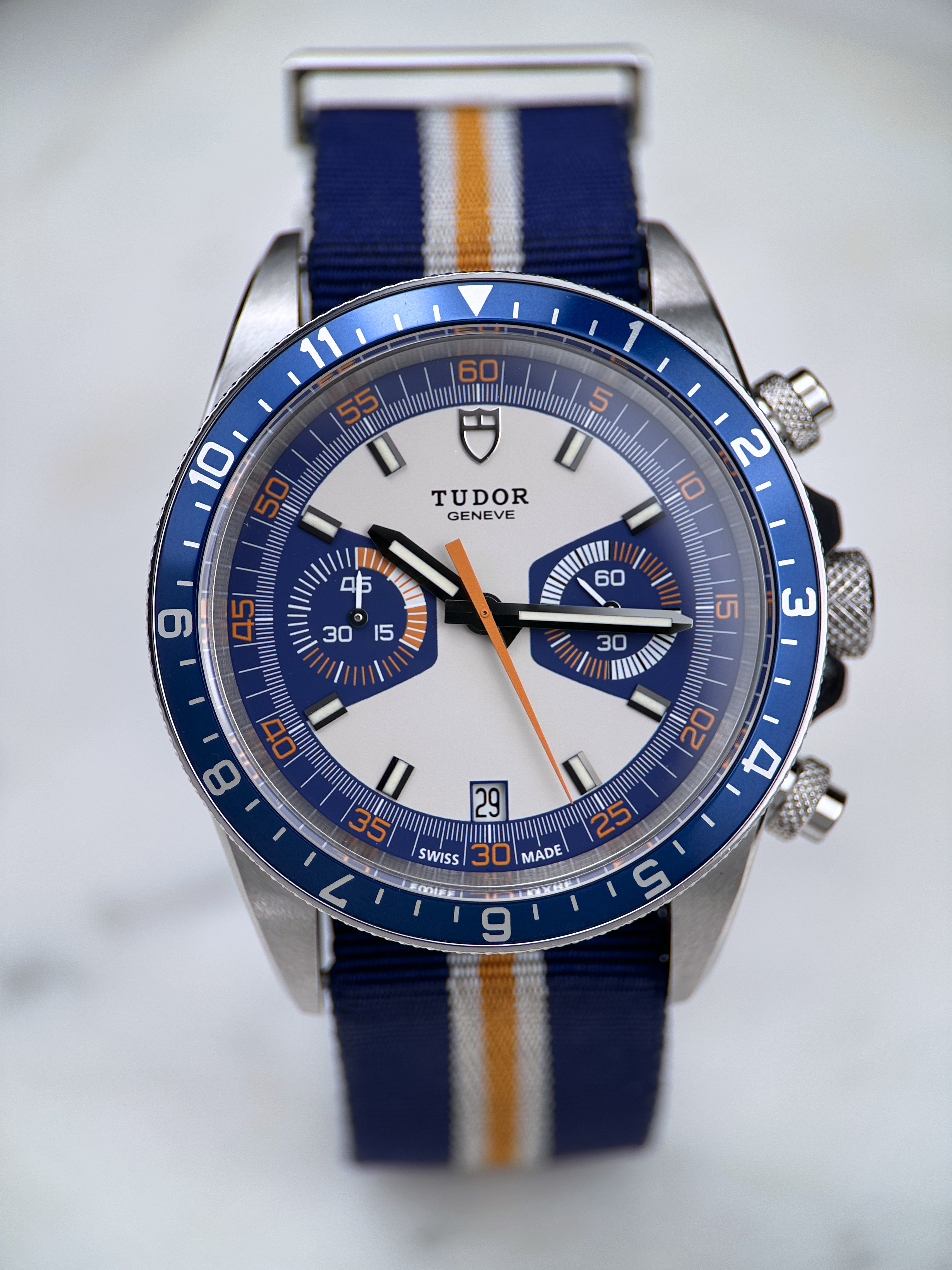 Tudor Heritage Chrono Blue 70330B Fullset 2014