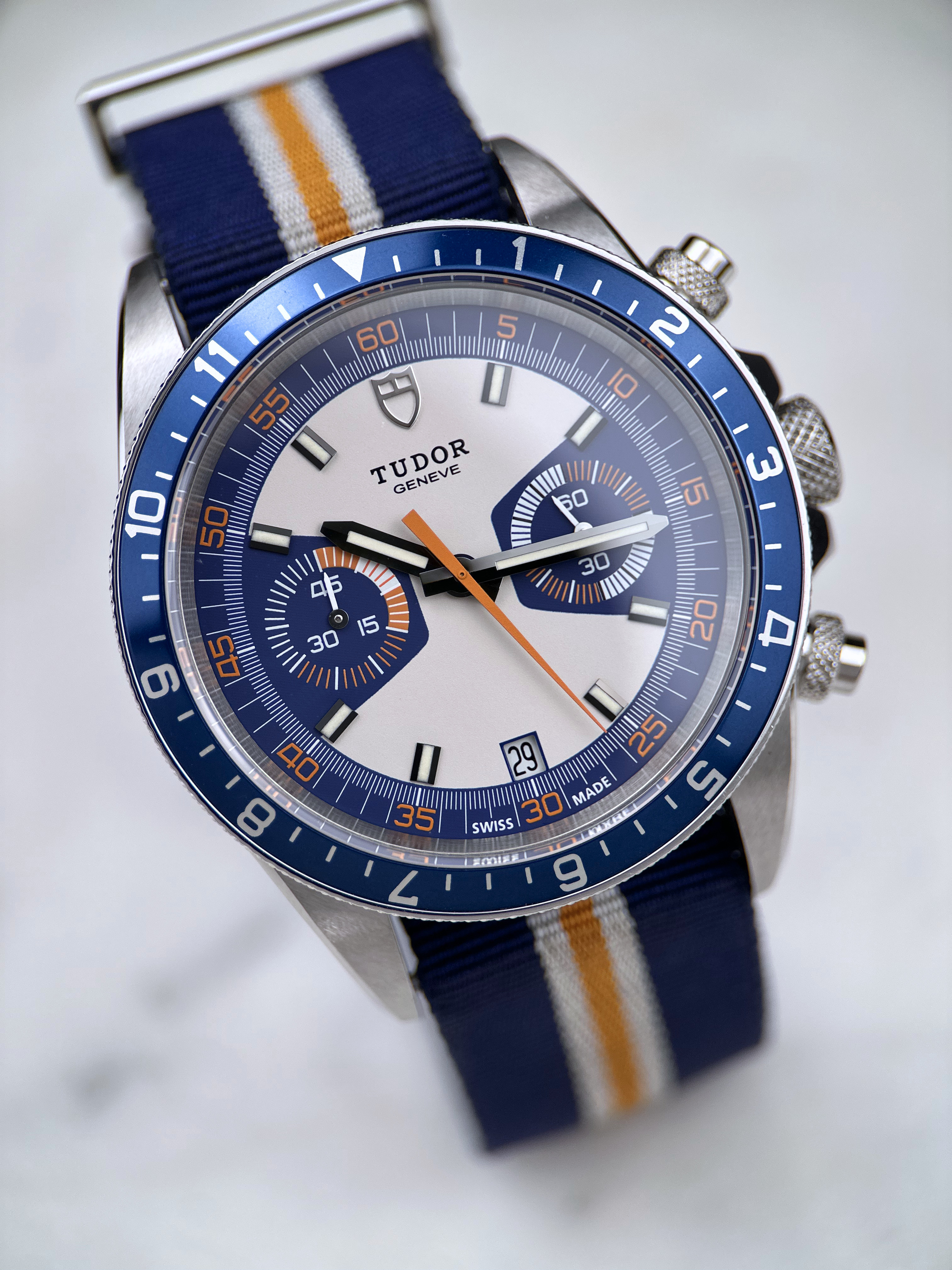 Tudor Heritage Chrono Blue 70330B Fullset 2014