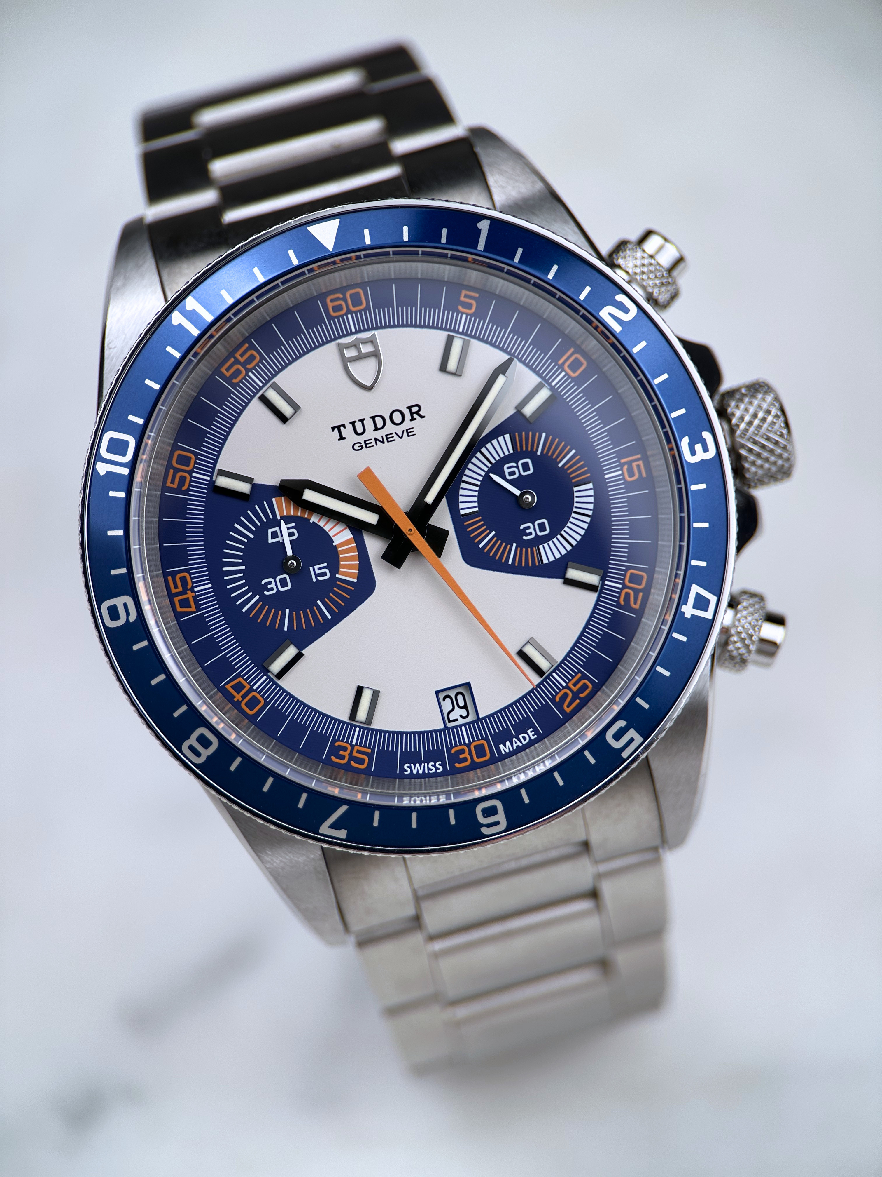 Tudor Heritage Chrono Blue 70330B Fullset 2014