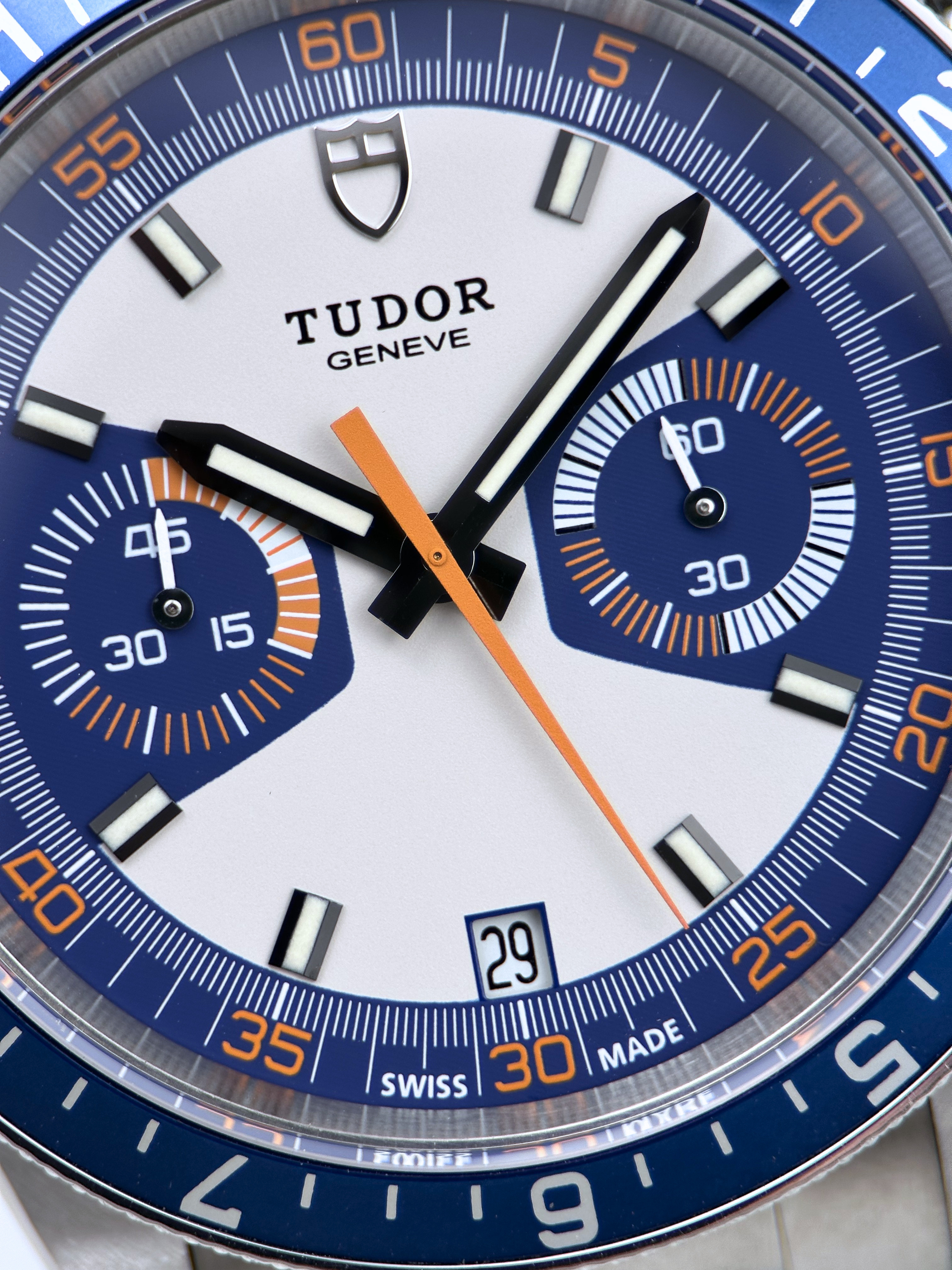 Tudor Heritage Chrono Blue 70330B Fullset 2014