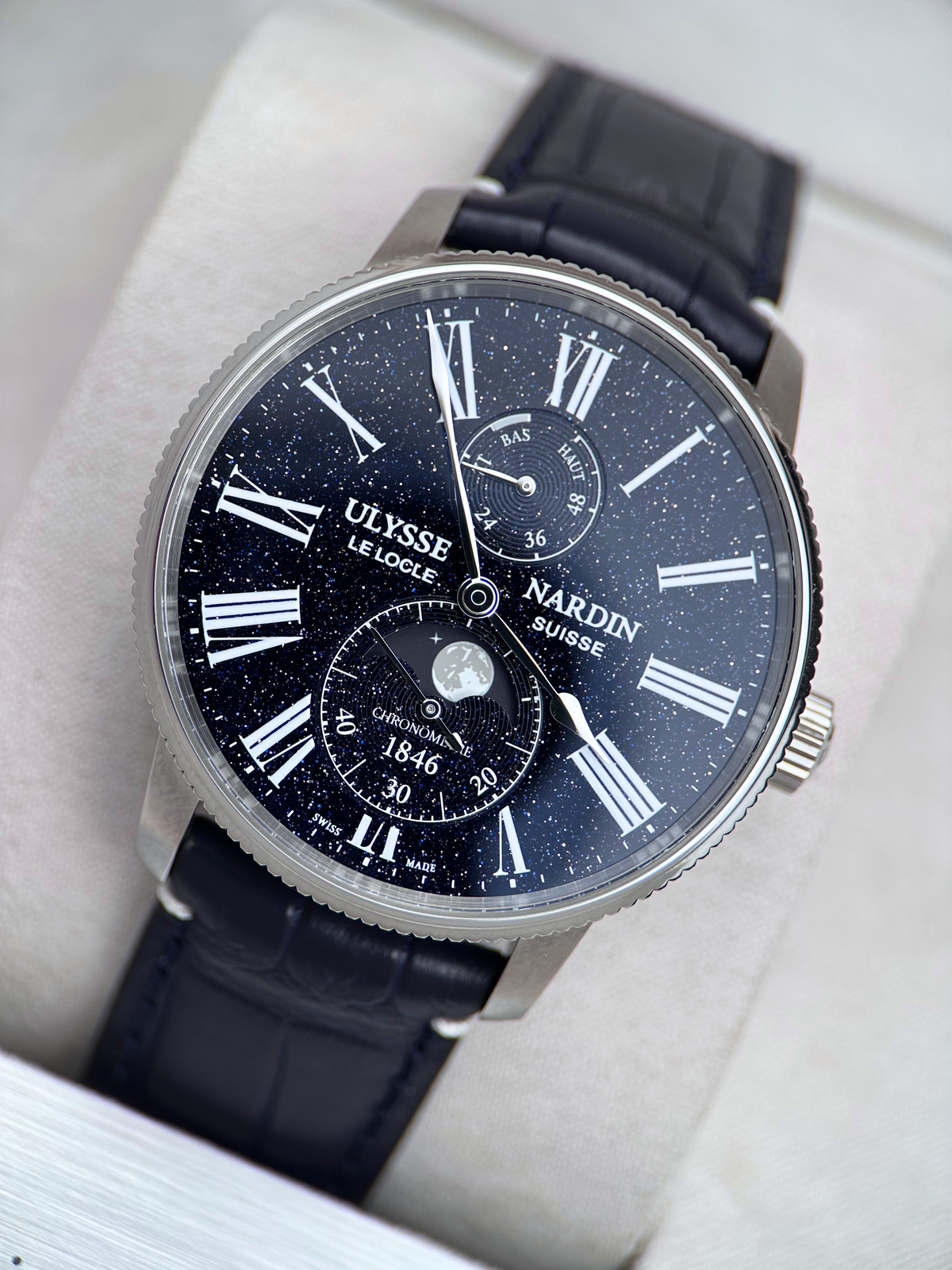 Ulysse Nardine Marine Torpilleur Mondphase Aventurine 193-310LE-3A-AVE Fullset 2025