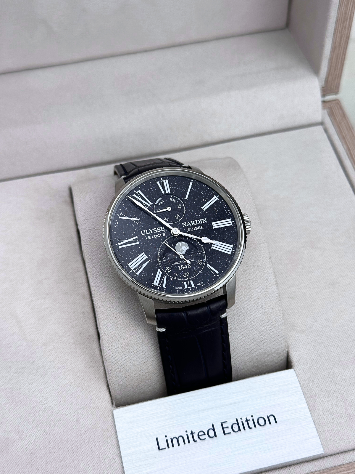 Ulysse Nardine Marine Torpilleur Mondphase Aventurine 193-310LE-3A-AVE Fullset 2025