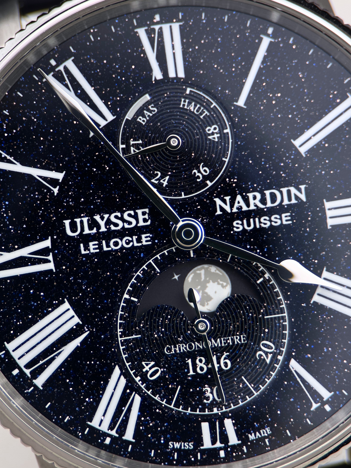 Ulysse Nardine Marine Torpilleur Mondphase Aventurine 193-310LE-3A-AVE Fullset 2025