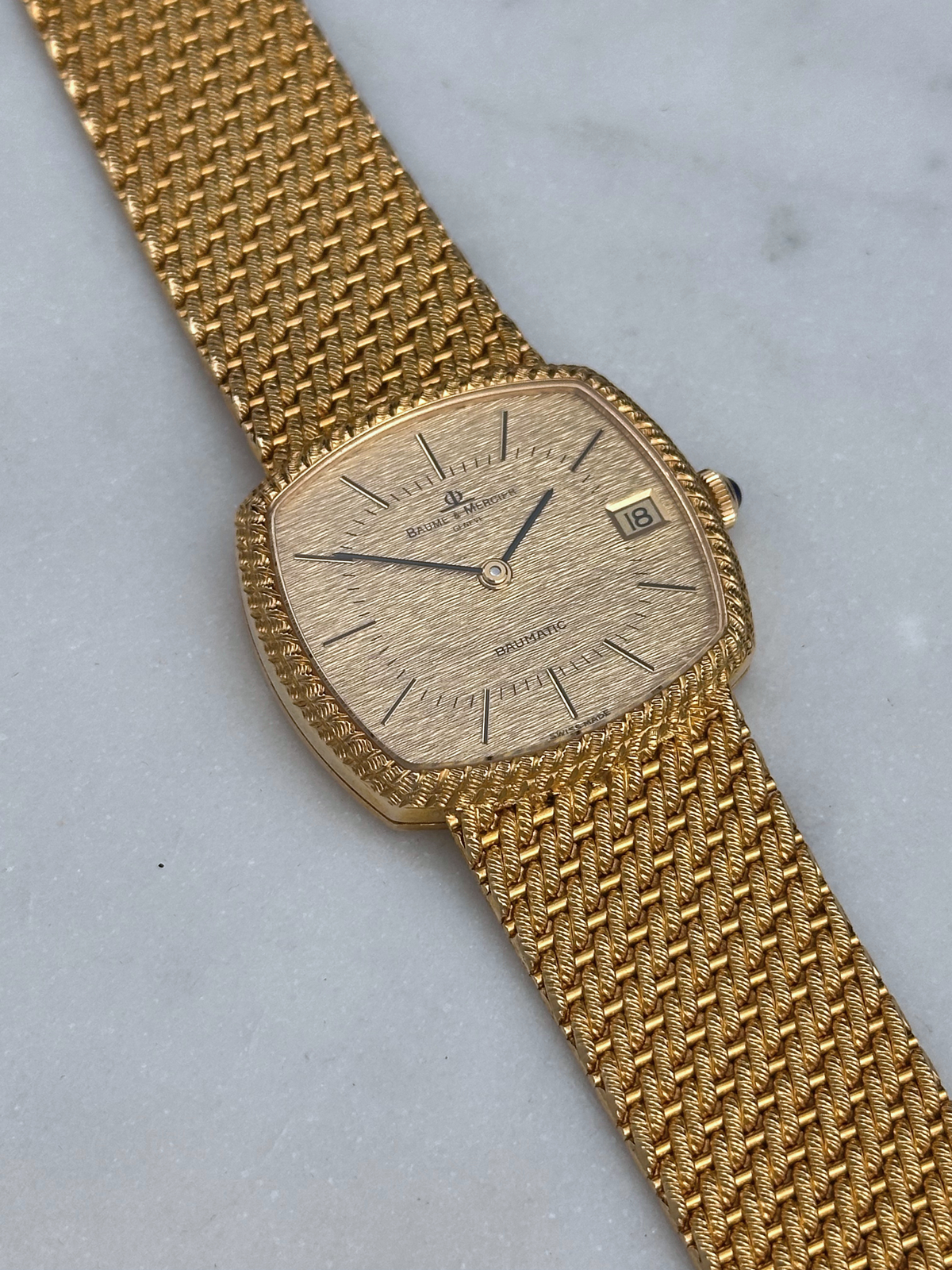 Baume Mercier Baumatic 37069 18K Gelbgold