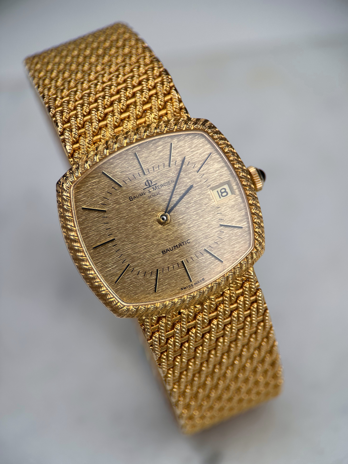 Baume Mercier Baumatic 37069 18K Gelbgold
