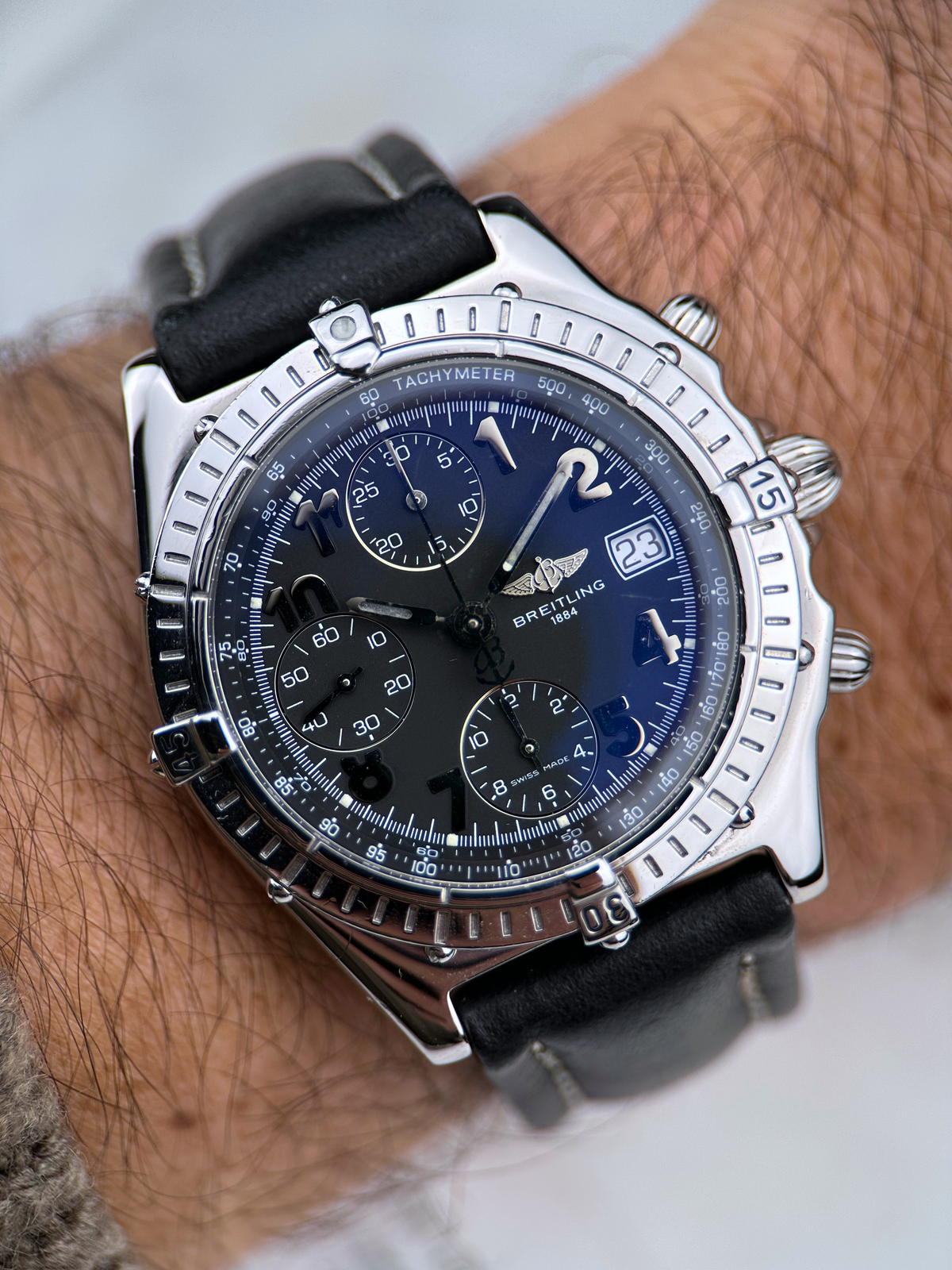 Breitling Chronomat 39mm Schwarz A13050