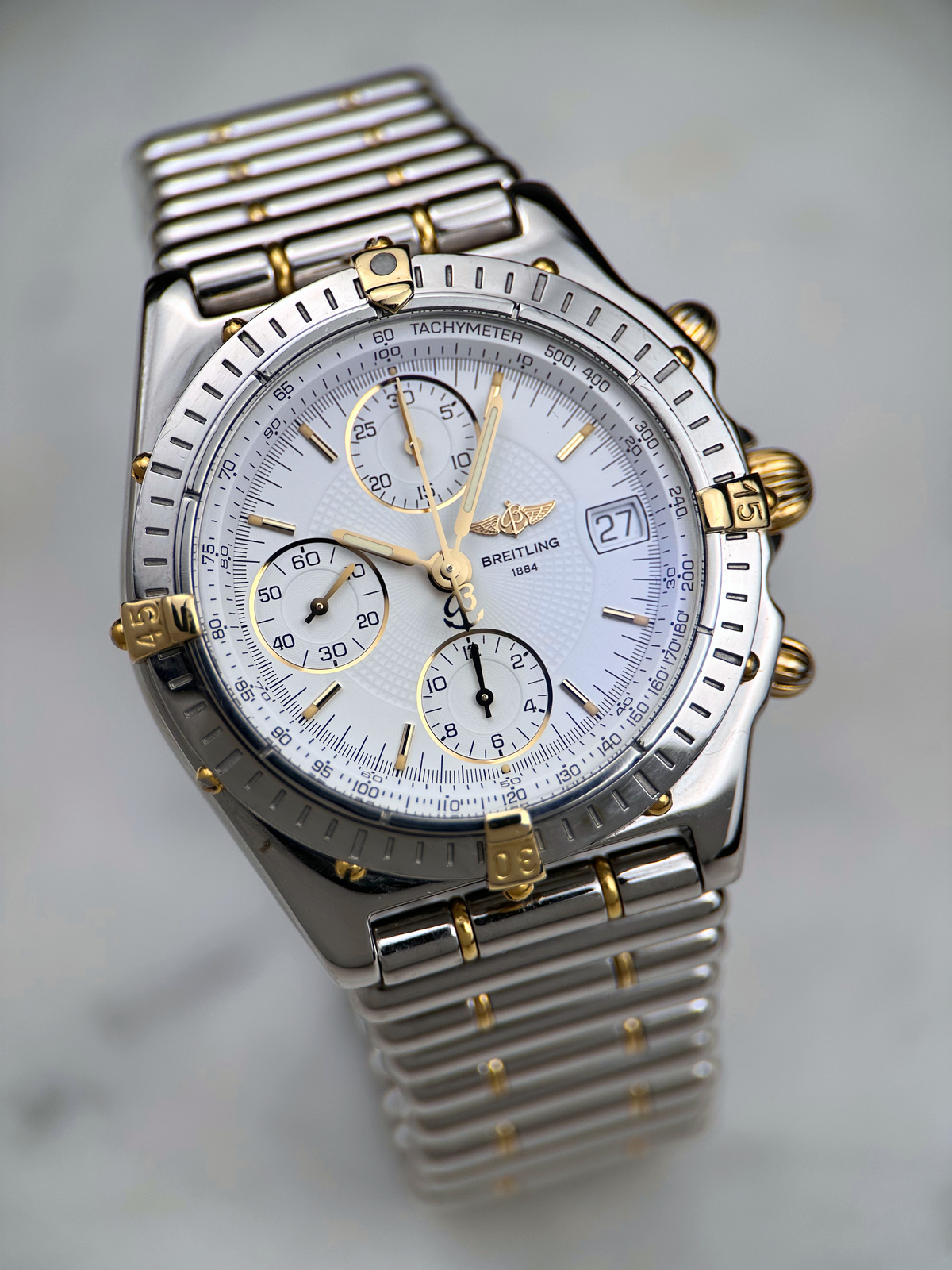 Breitling Chronomat 39mm Weiß 13050