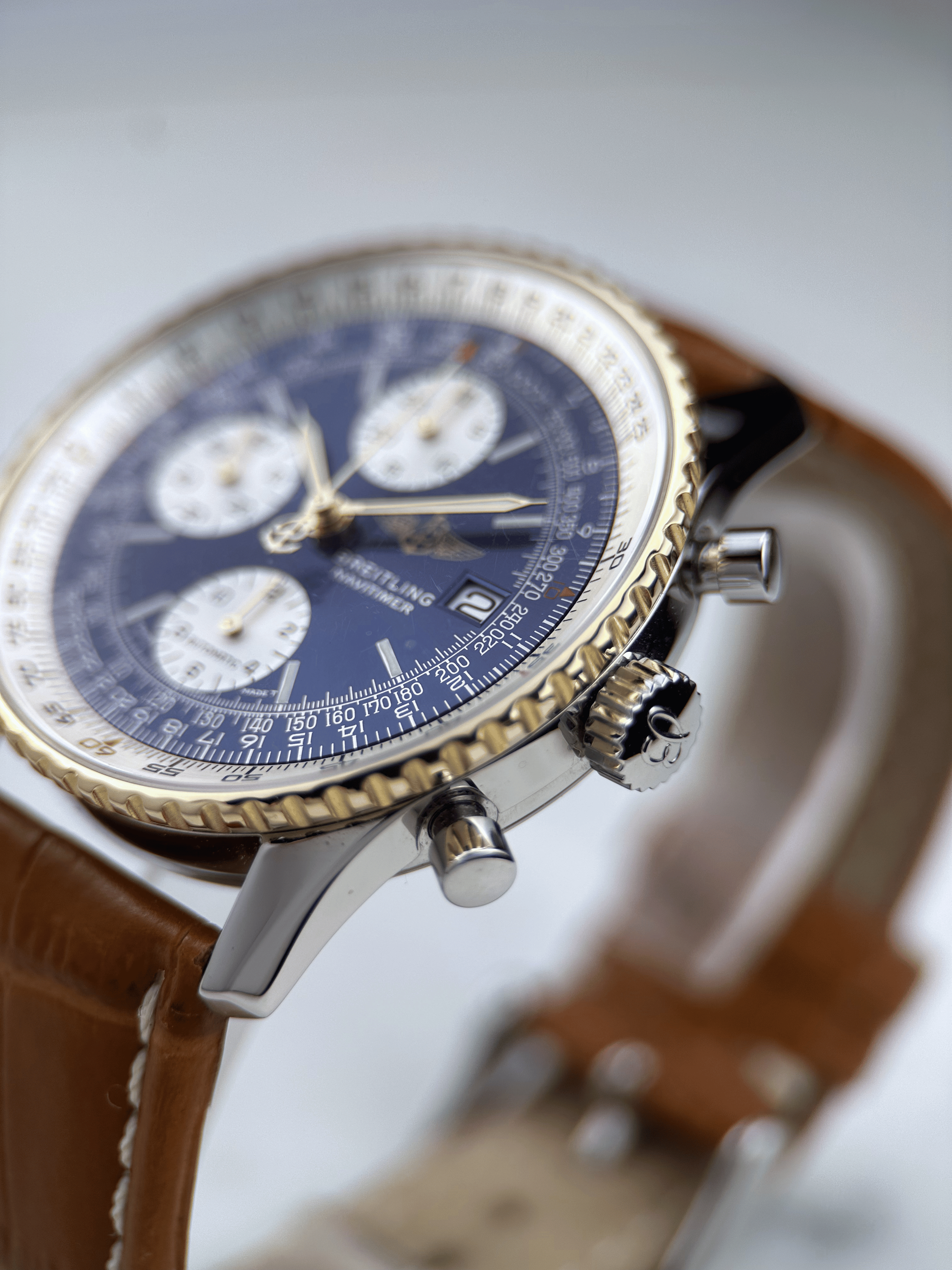 Breitling Old Navitimer Blau D13022 Automatik Service 2026
