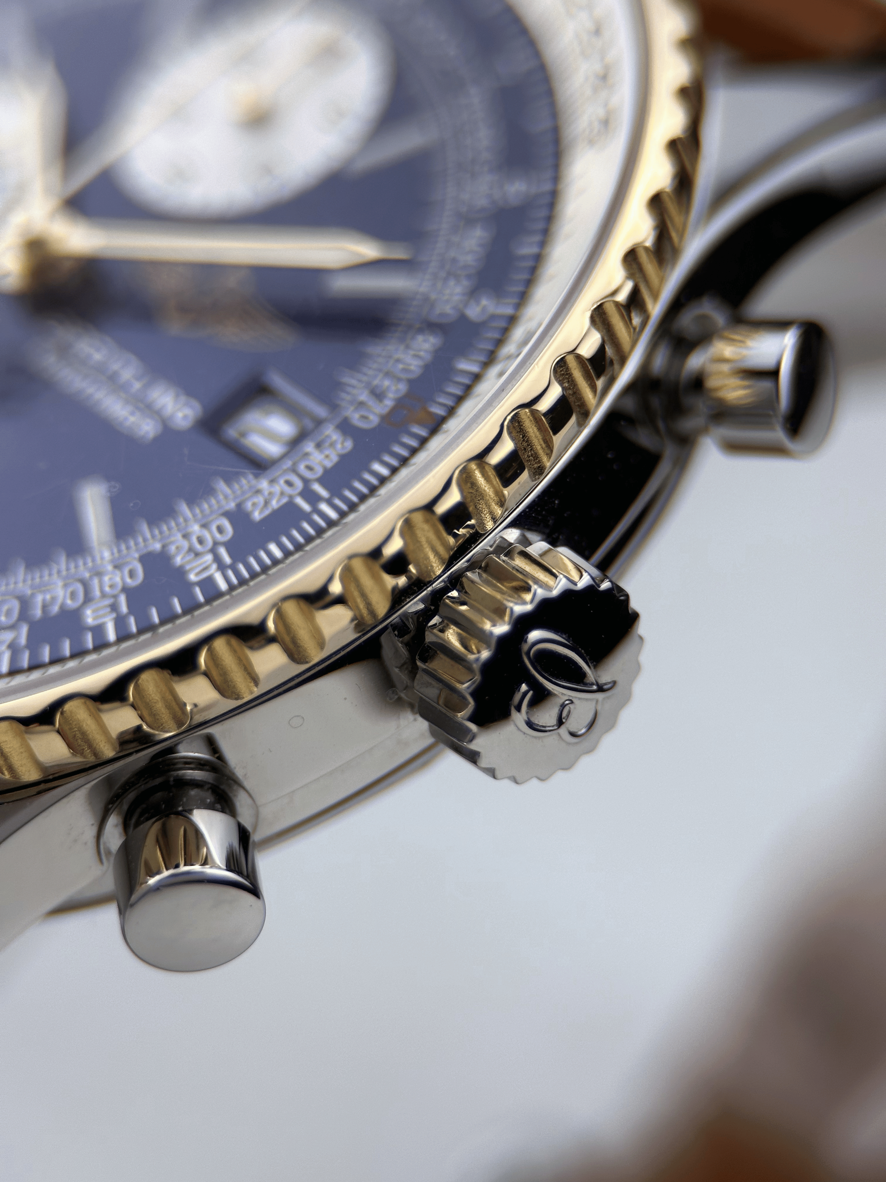 Breitling Old Navitimer Blau D13022 Automatik Service 2026