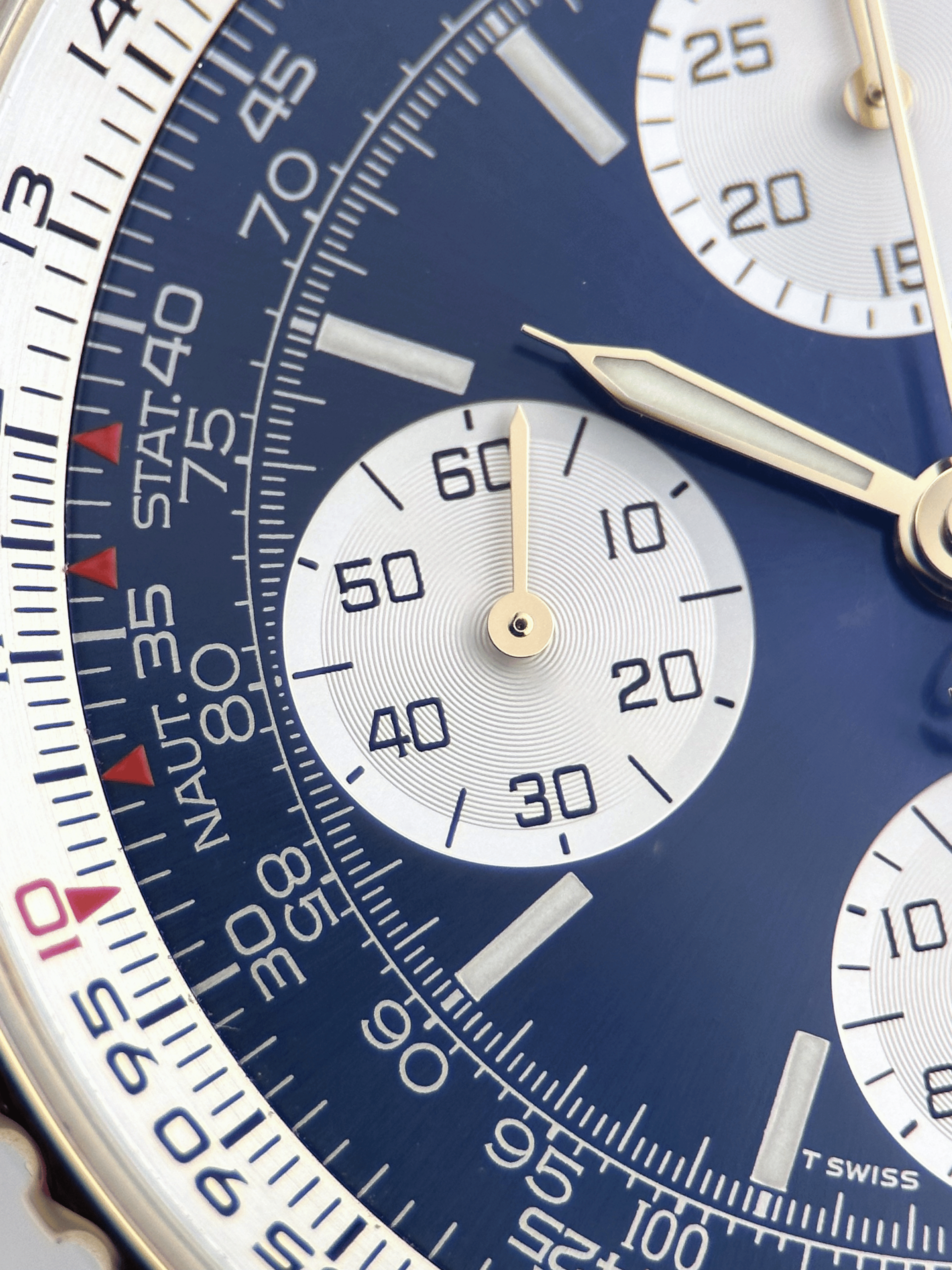 Breitling Old Navitimer Blau D13022 Automatik Service 2026