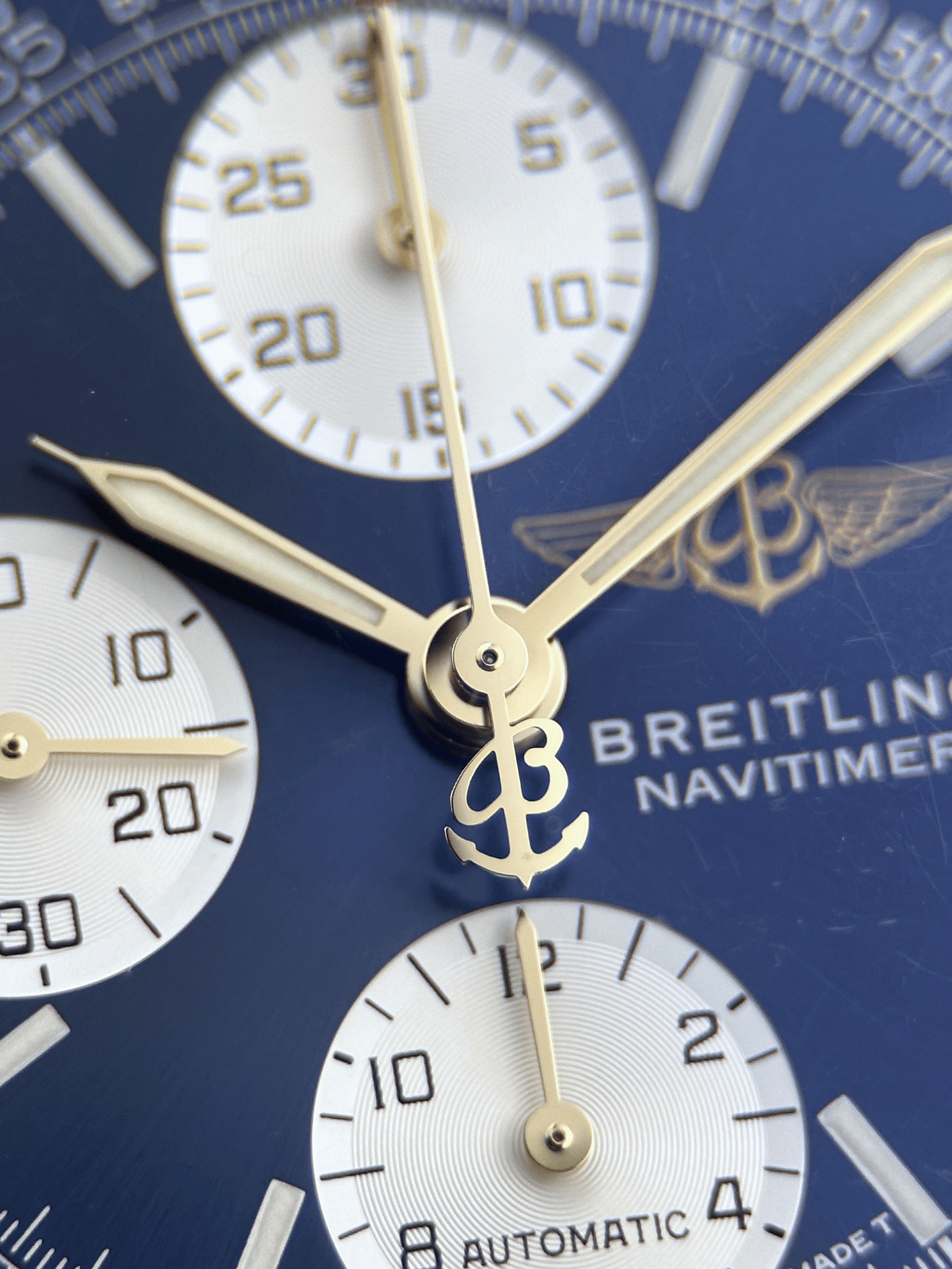 Breitling Old Navitimer Blau D13022 Automatik Service 2026