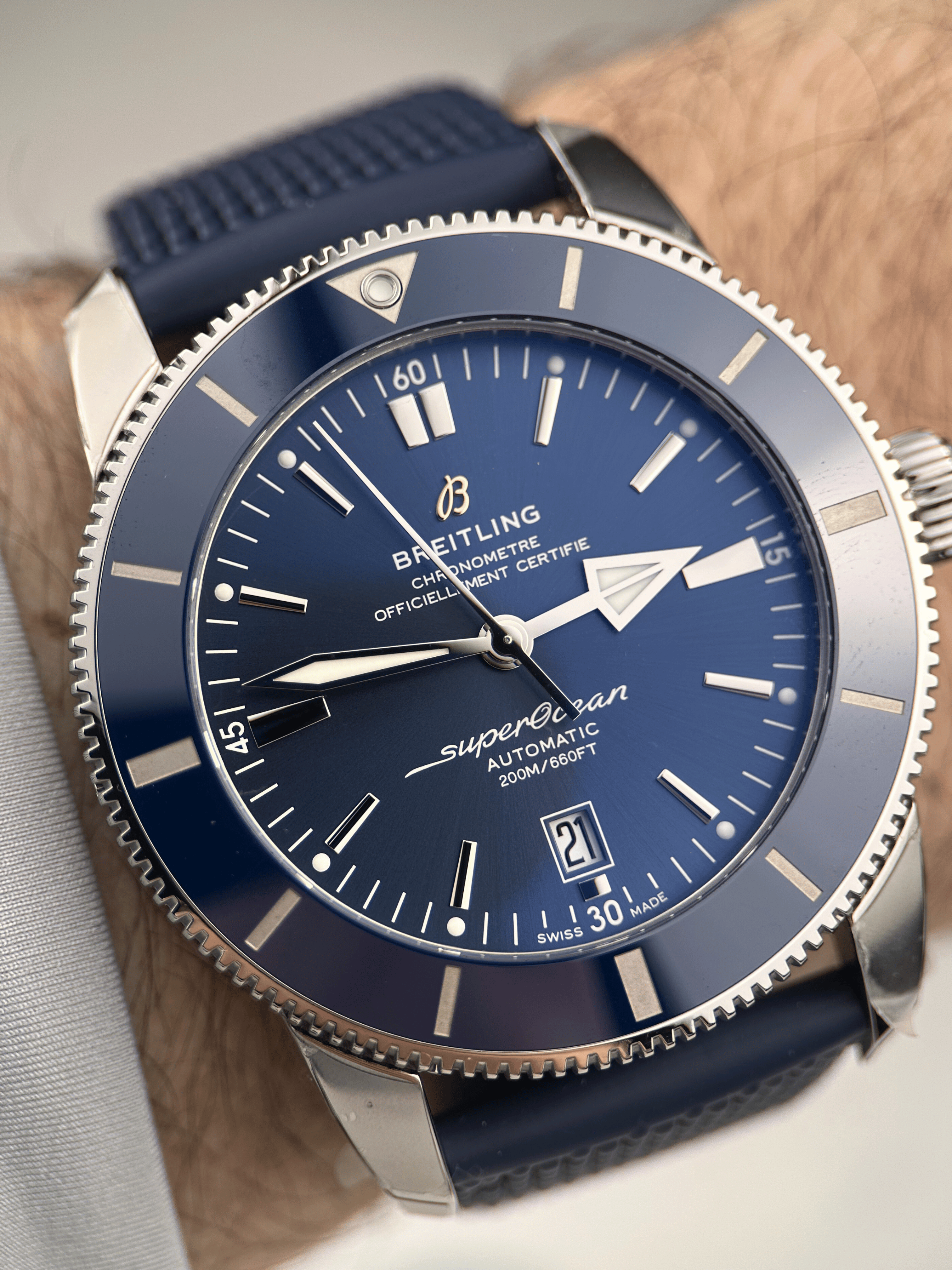 Breitling Superocean Heritage Blau AB2020161C1S1 Fullset 2023