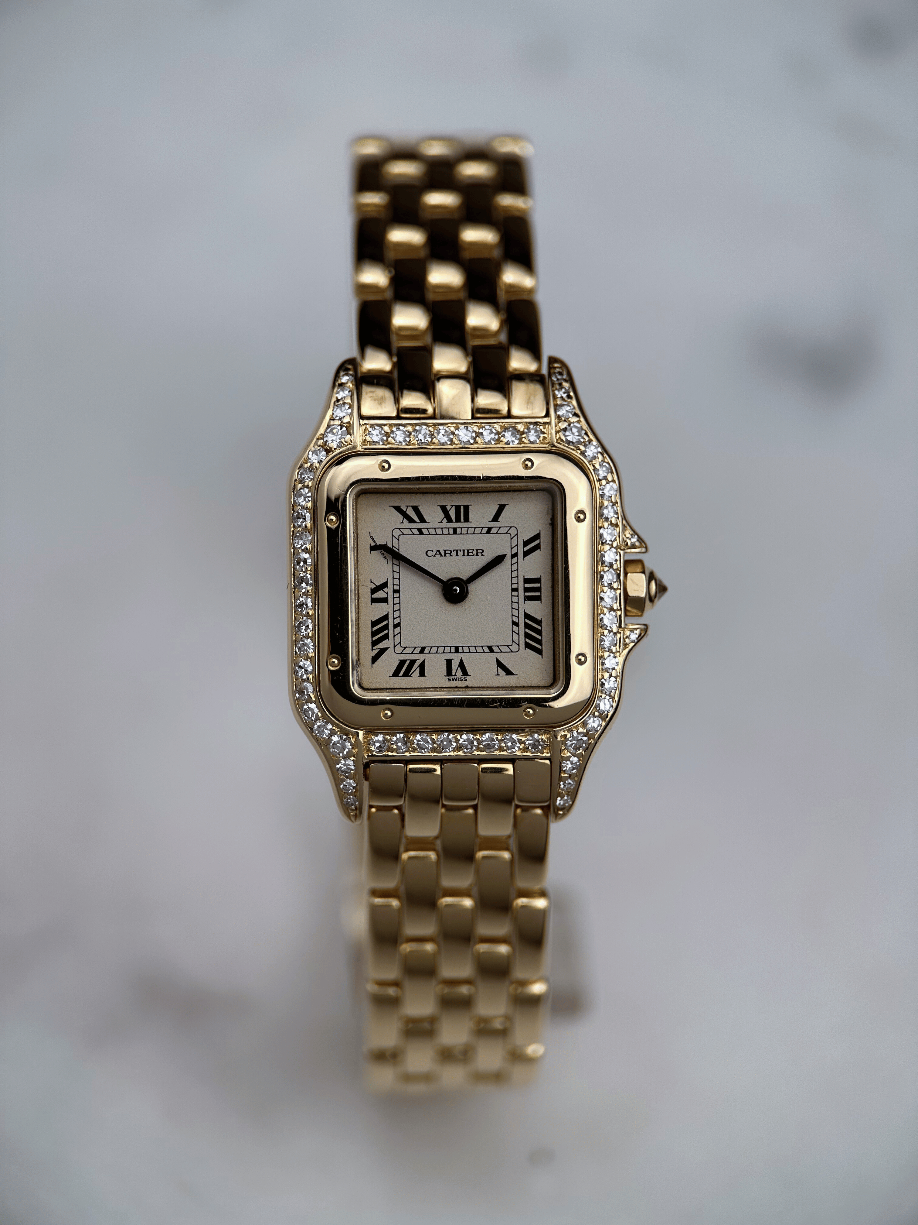 Cartier Panthere 18K Factory Diamond 8669191 Service Papiere