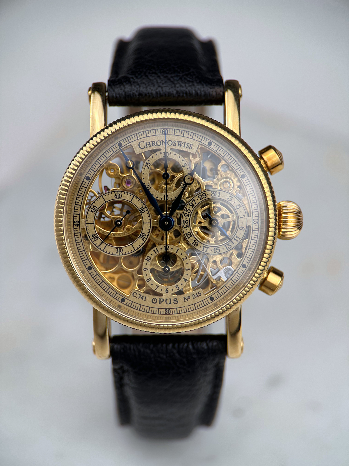 Chronoswiss Opus Skeletton 18K Gelbgold CH7521 Fullset 1997