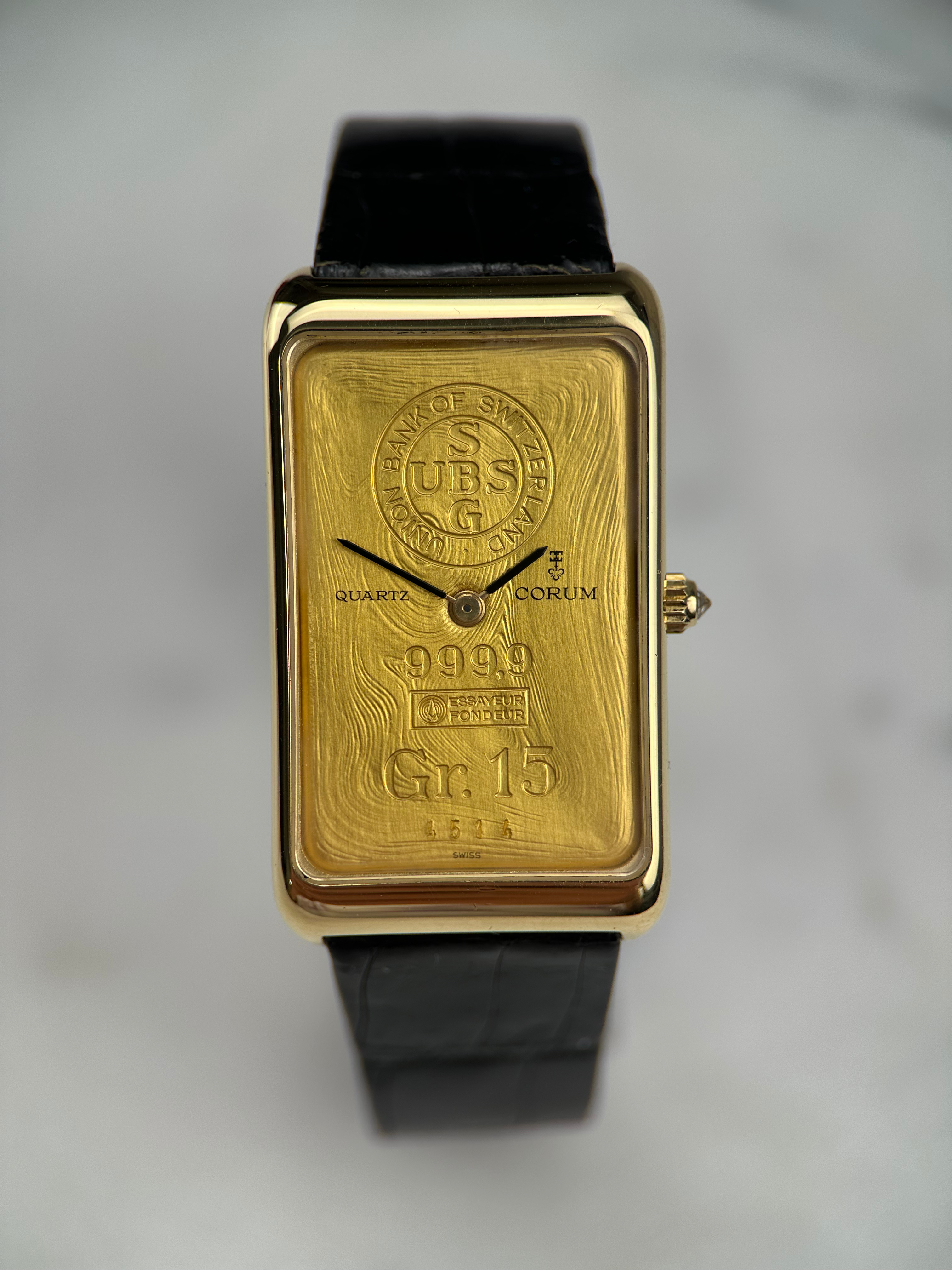 Corum Ingot 15g Gold Bar 4440056 Fullset 1983