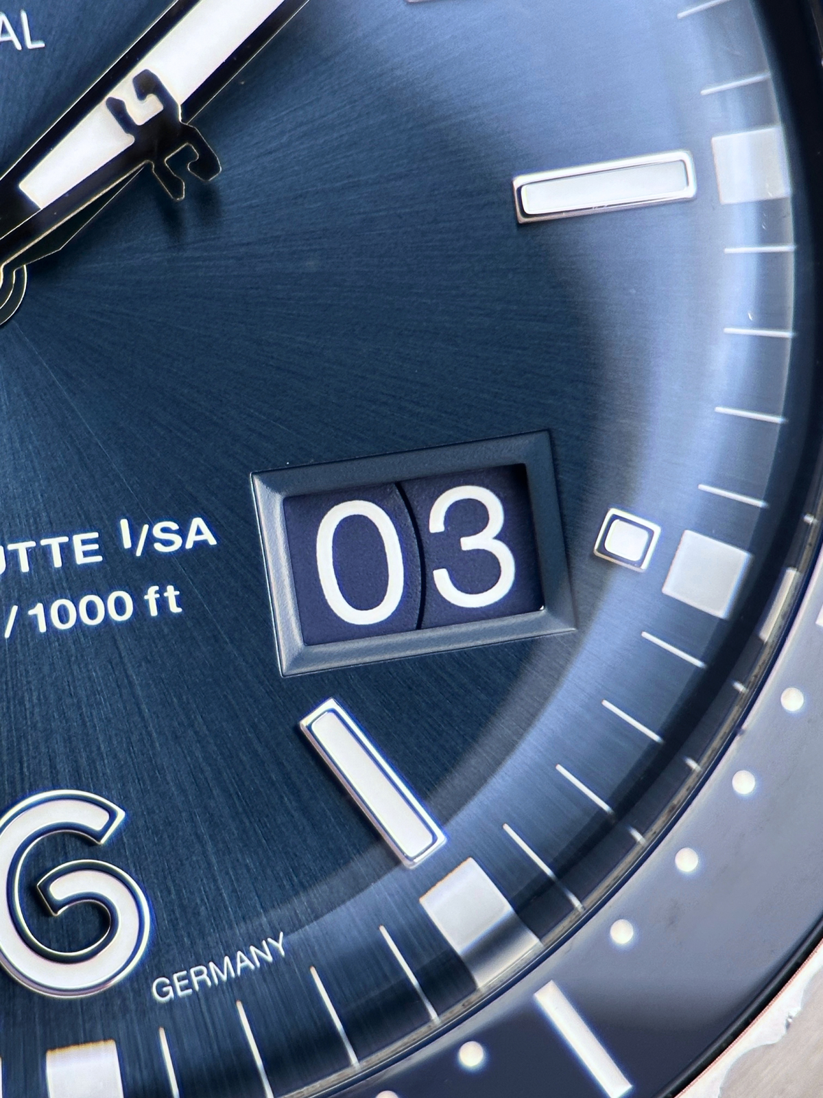 Glashütte SeaQ Panoramadatum 136.13.02.81.08 Blau Fullset 2020