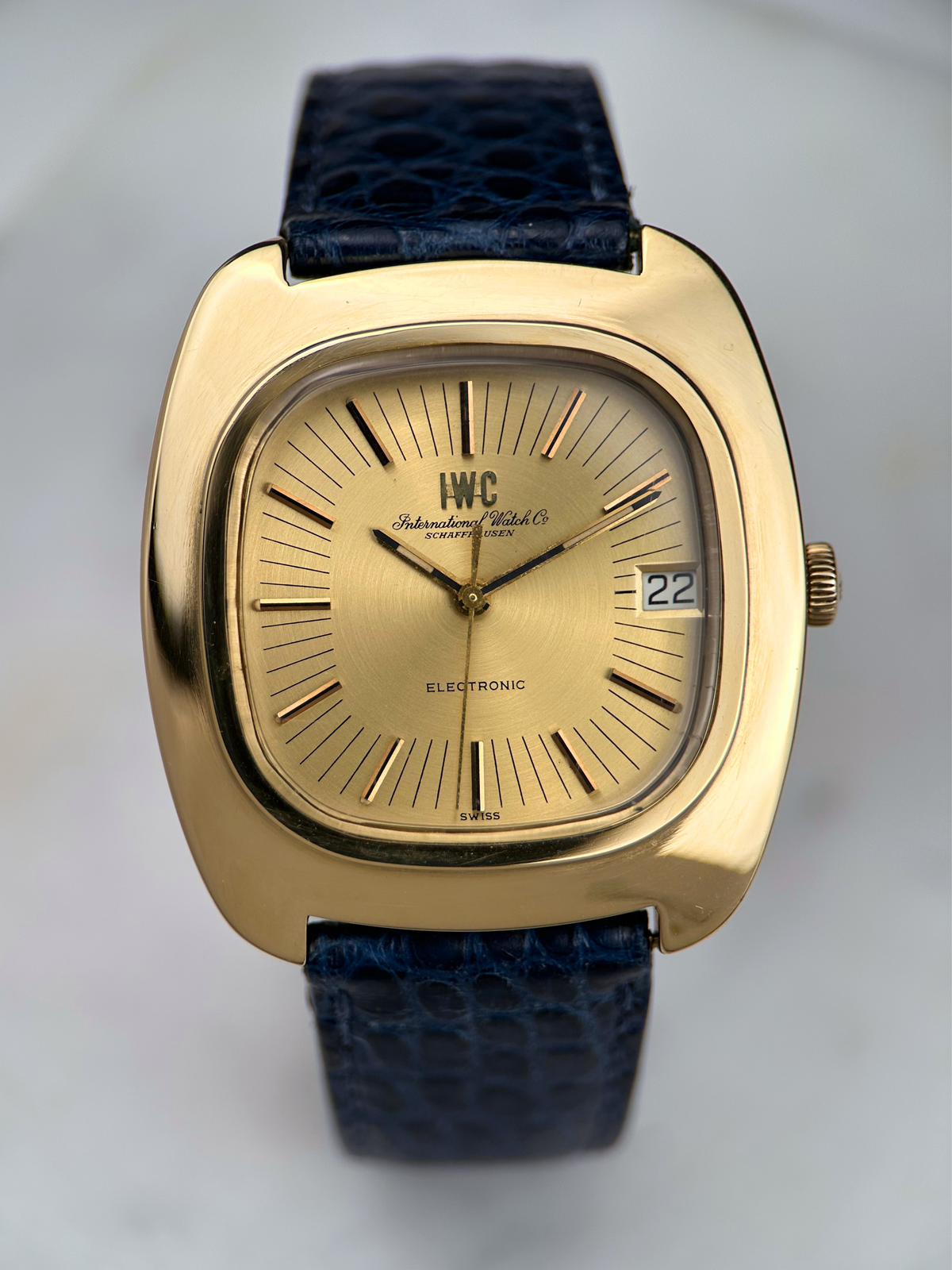 IWC Electronic 18K Gelbgold