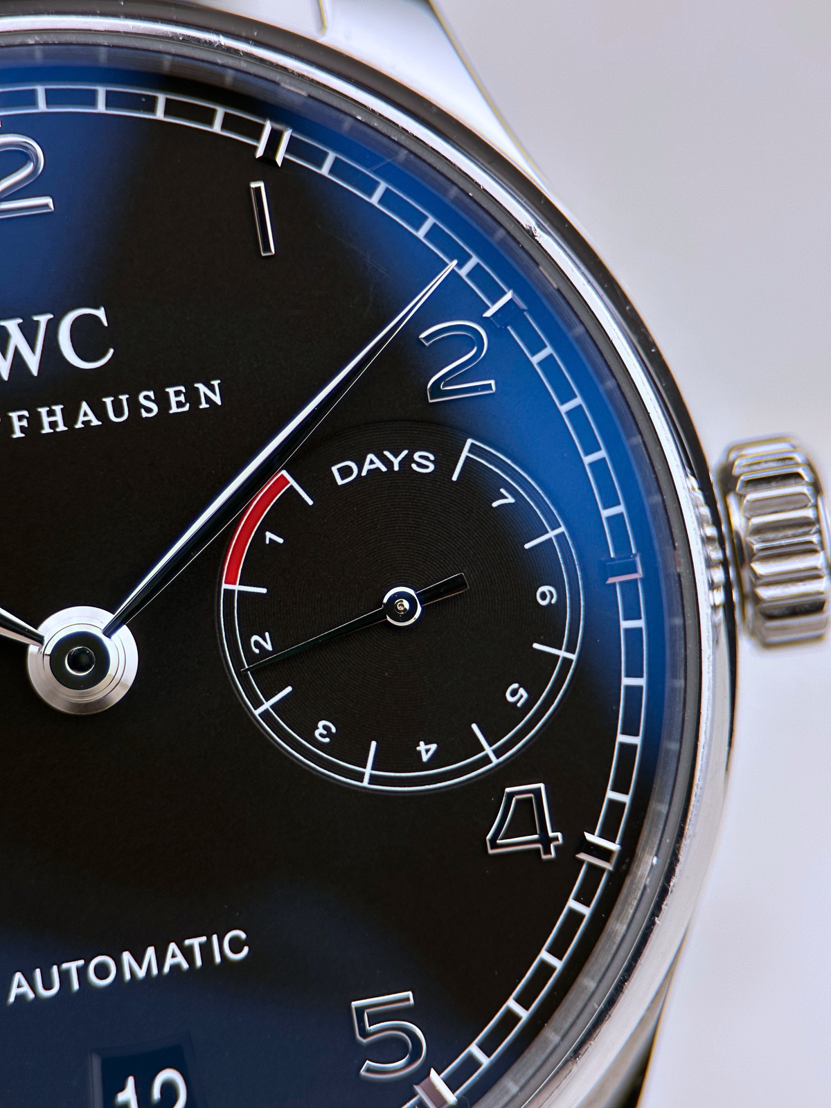 IWC Portugieser 7 Days Schwarz IW500109 Fullset