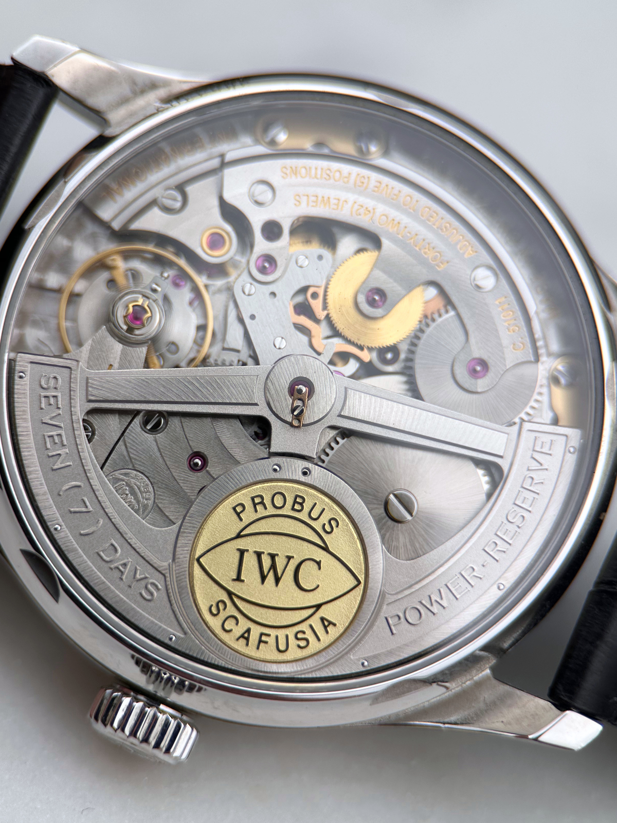 IWC Portugieser 7 Days Schwarz IW500109 Fullset