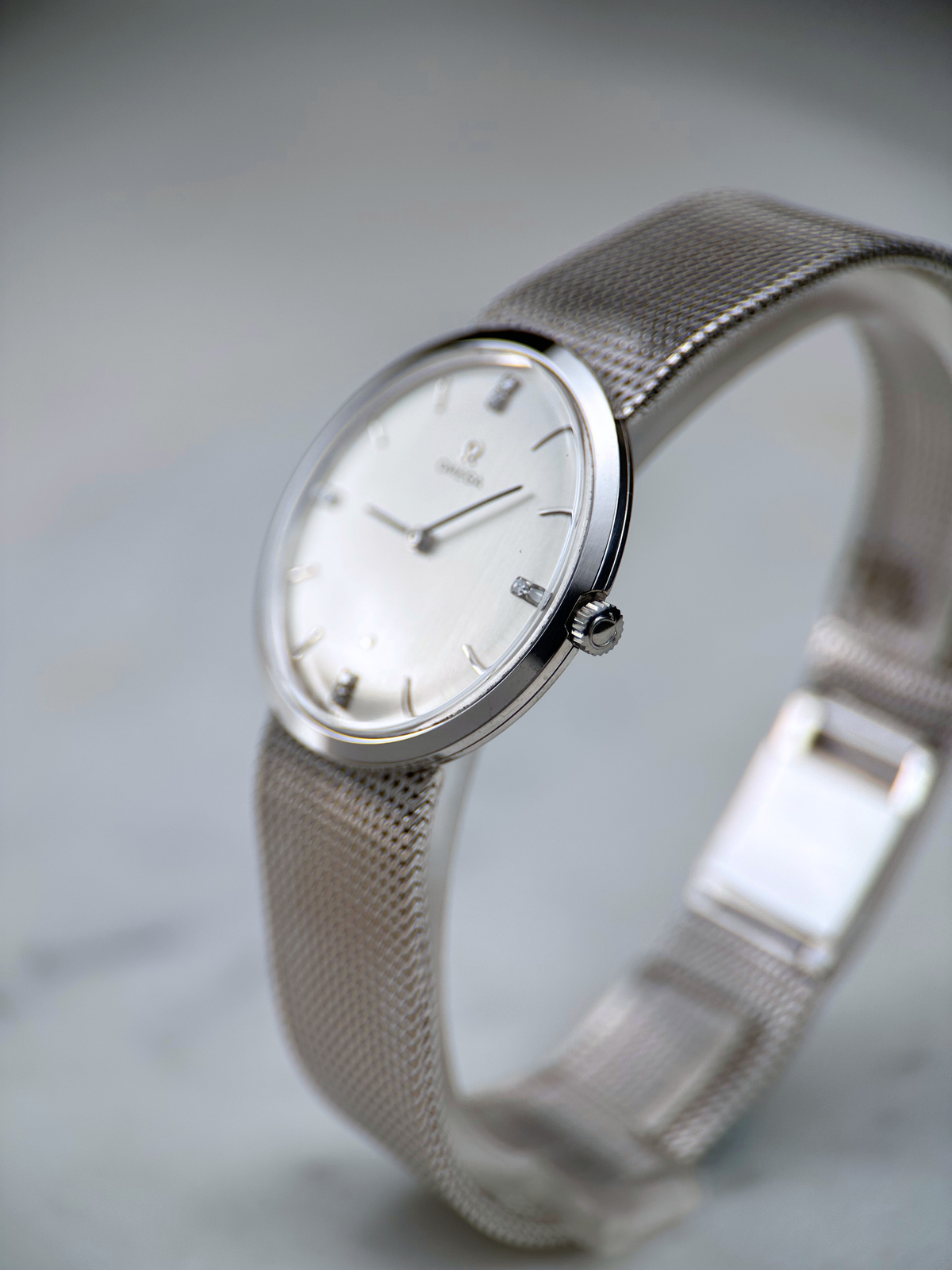 Omega 18K Weißgold 7766 Brillant