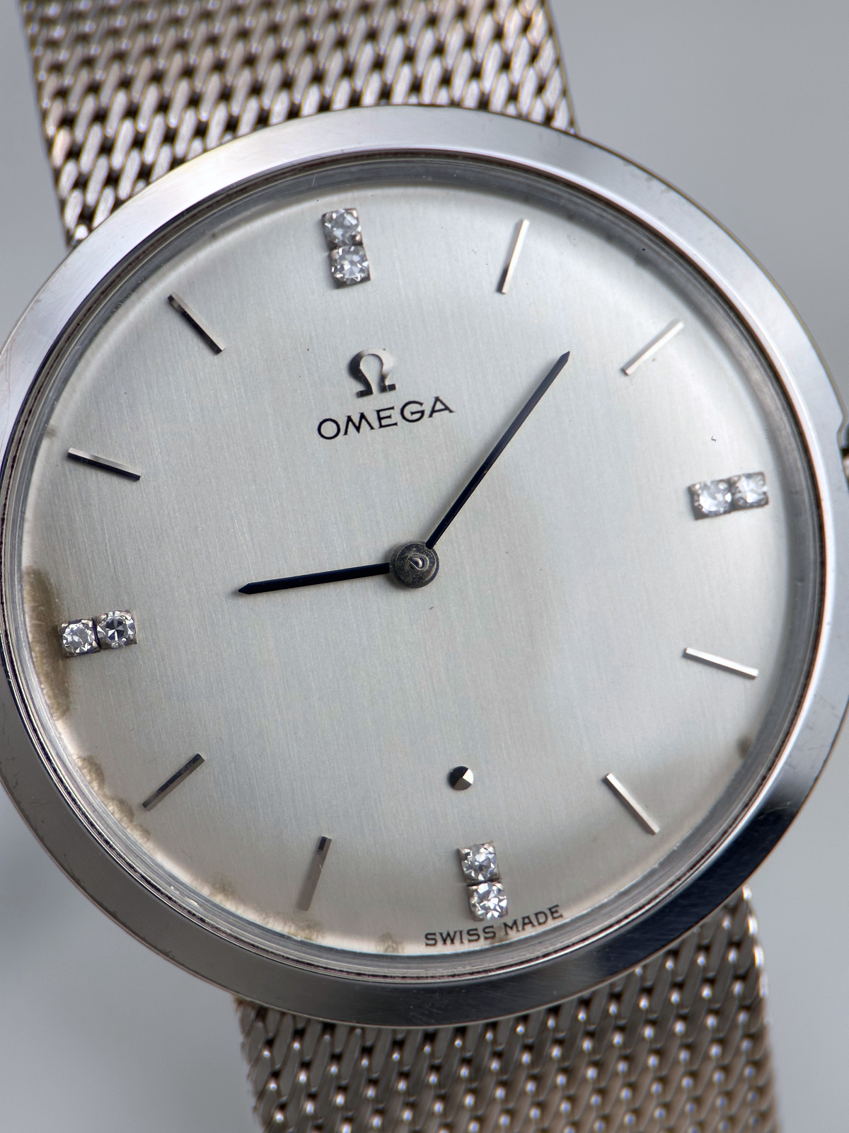 Omega 18K Weißgold 7766 Brillant