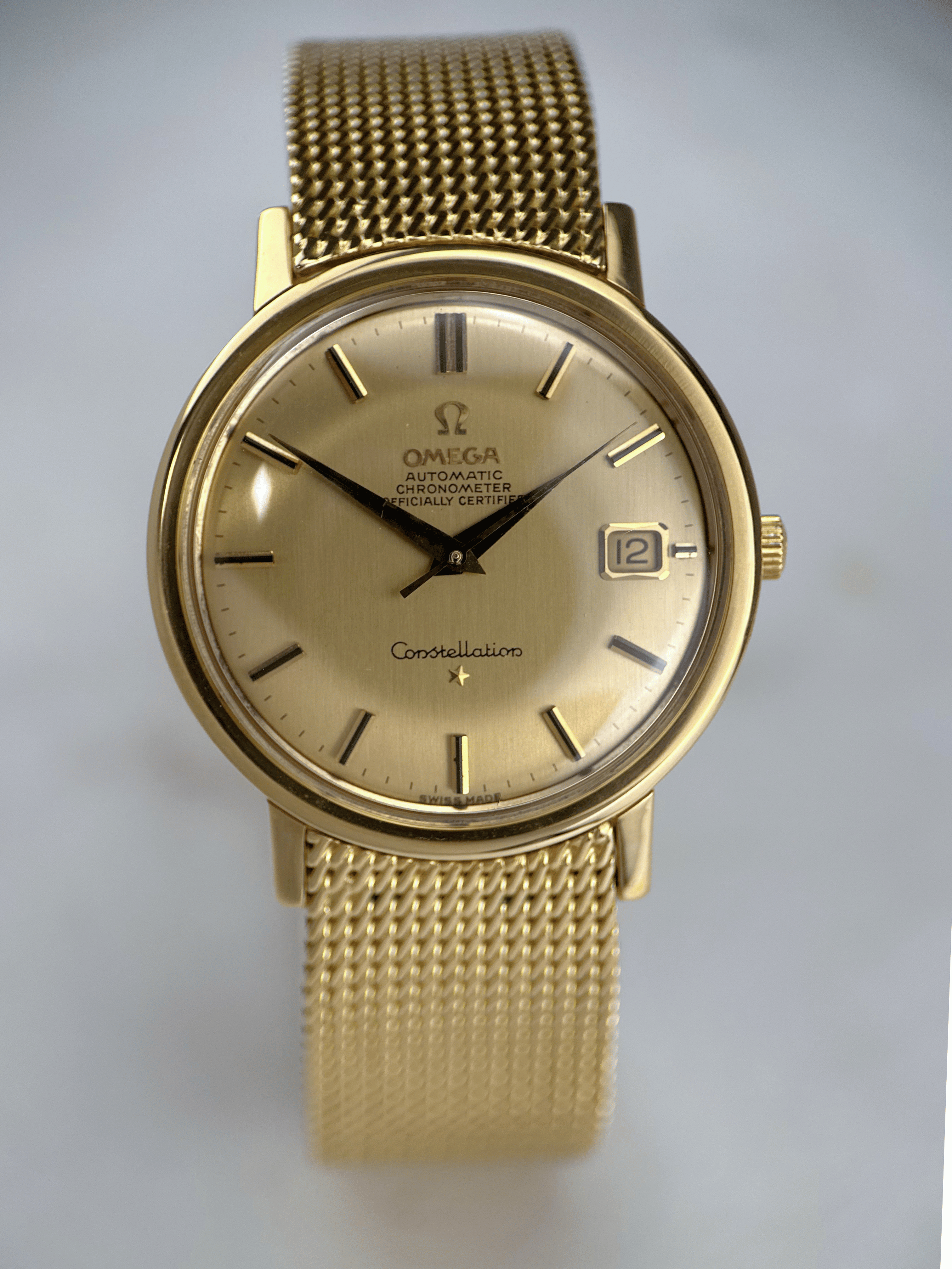 Omega Constellation 18k Gelbgold BA.168014-7006 Fullset 1966