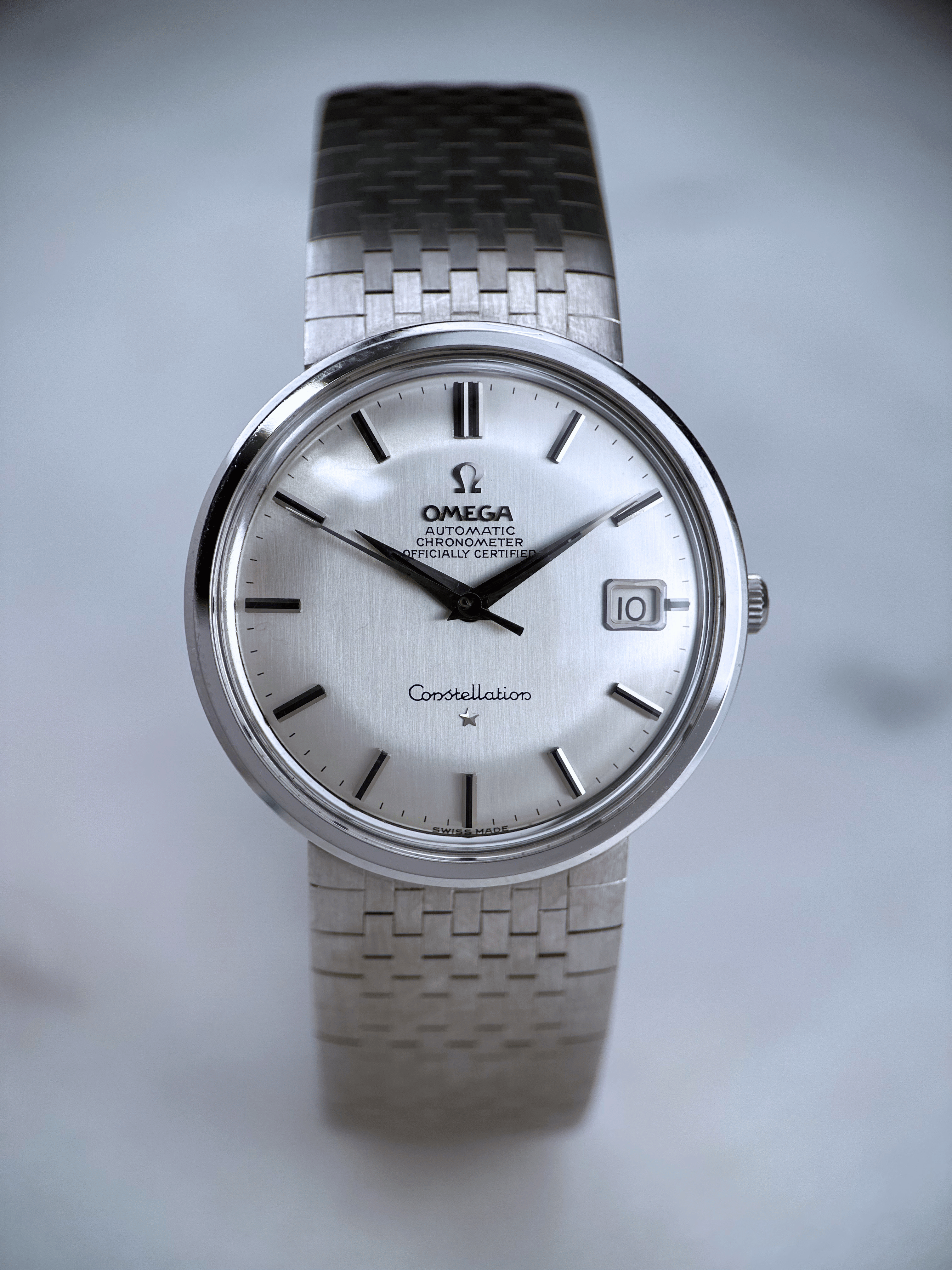 Omega Constellation 18k Weißgold BC.3684060 Fullset 1969