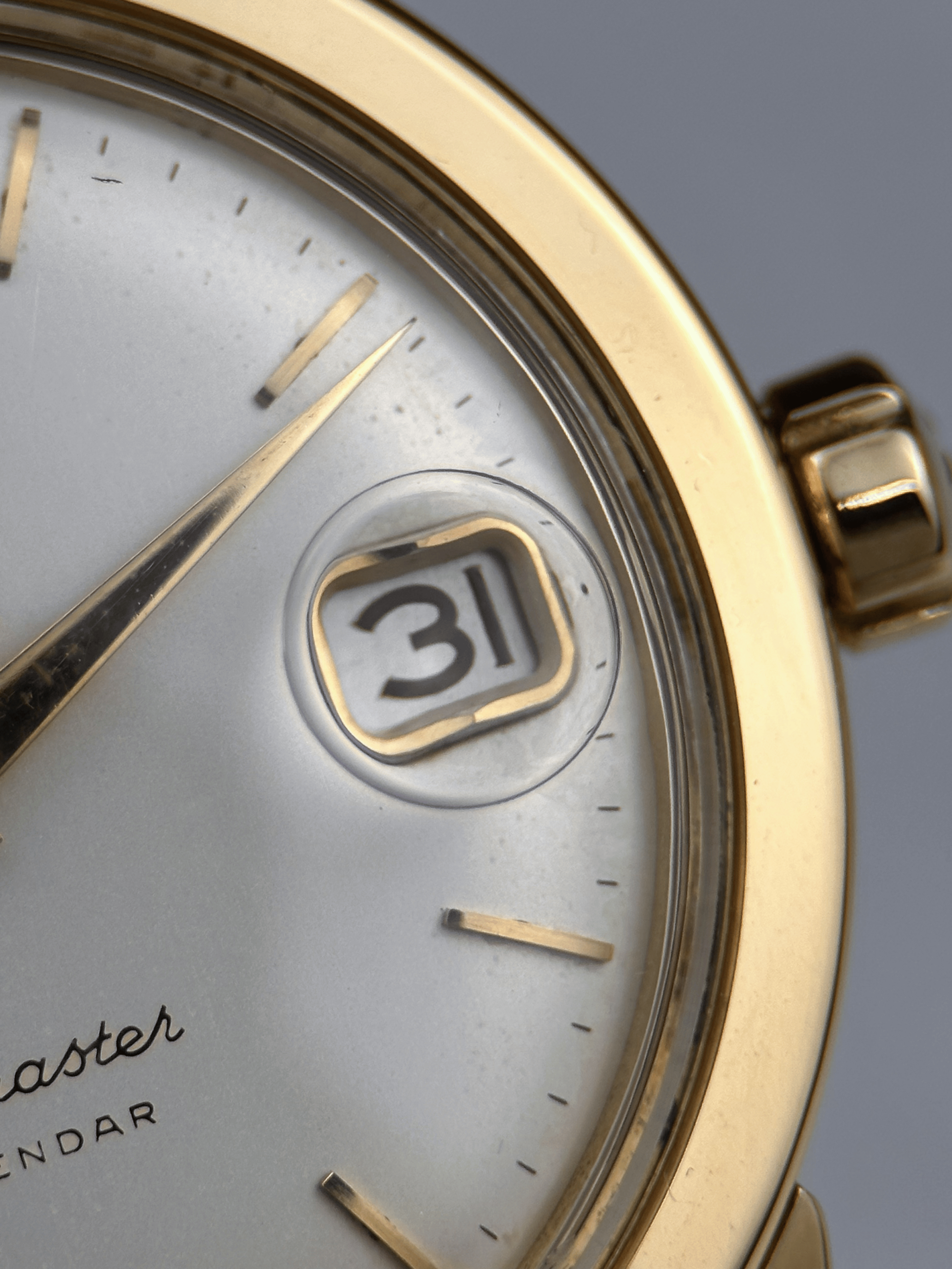 Omega Seamaster 34mm Kalender 2849 18k Gelbgold