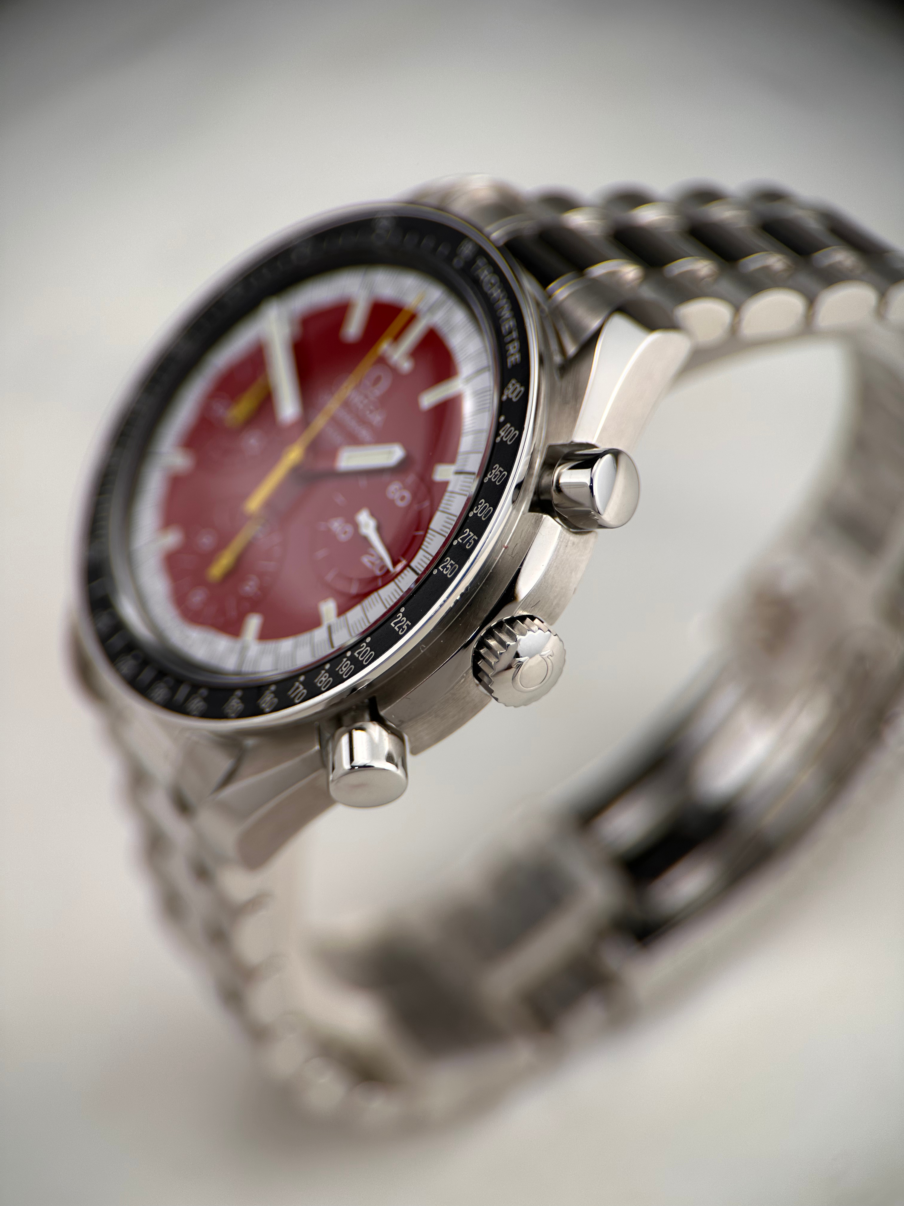 Omega Speedmaster Reduced Michael Schumacher Edition Org. Papiere 2001