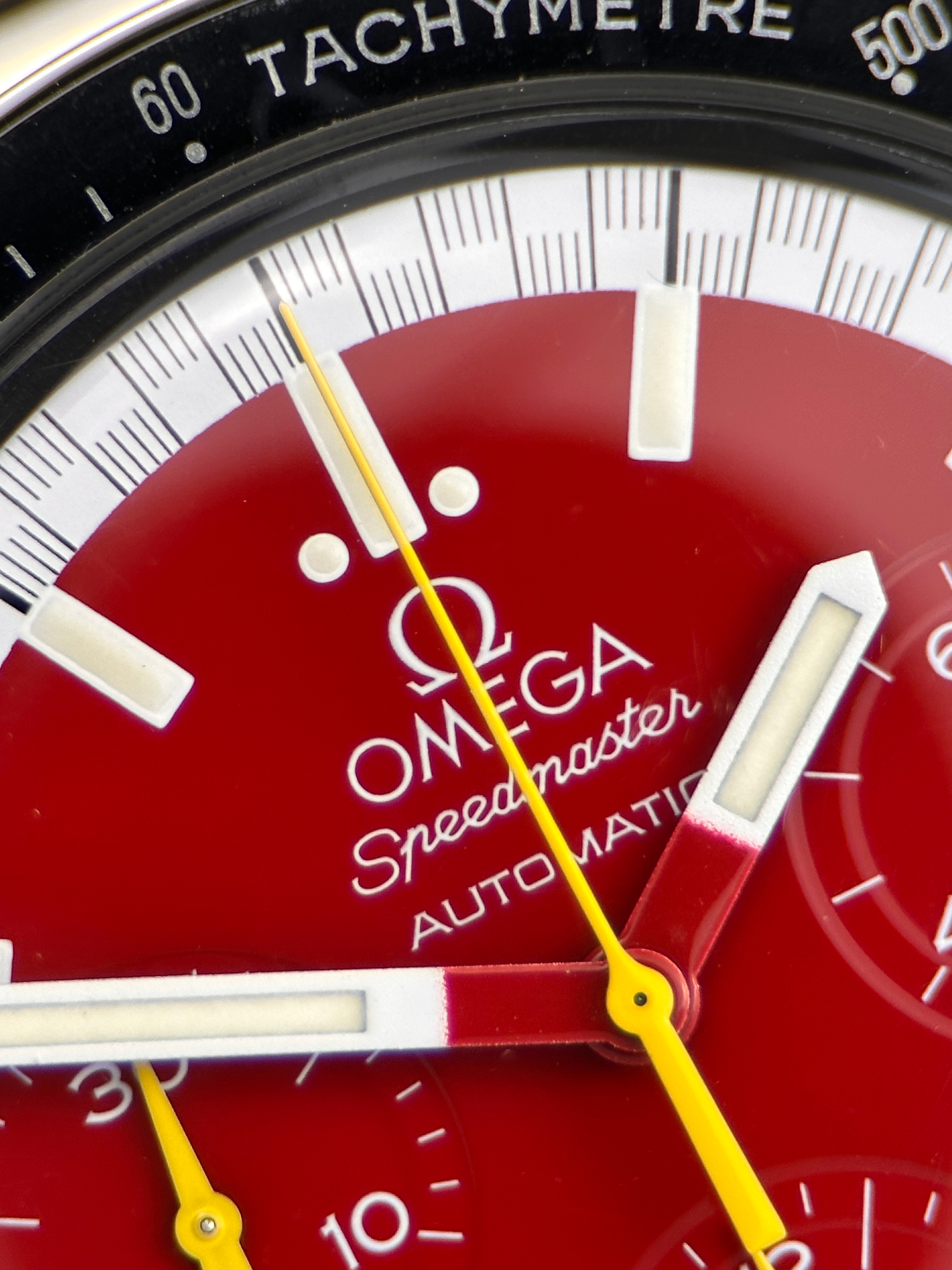 Omega Speedmaster Reduced Michael Schumacher Edition Org. Papiere 2001