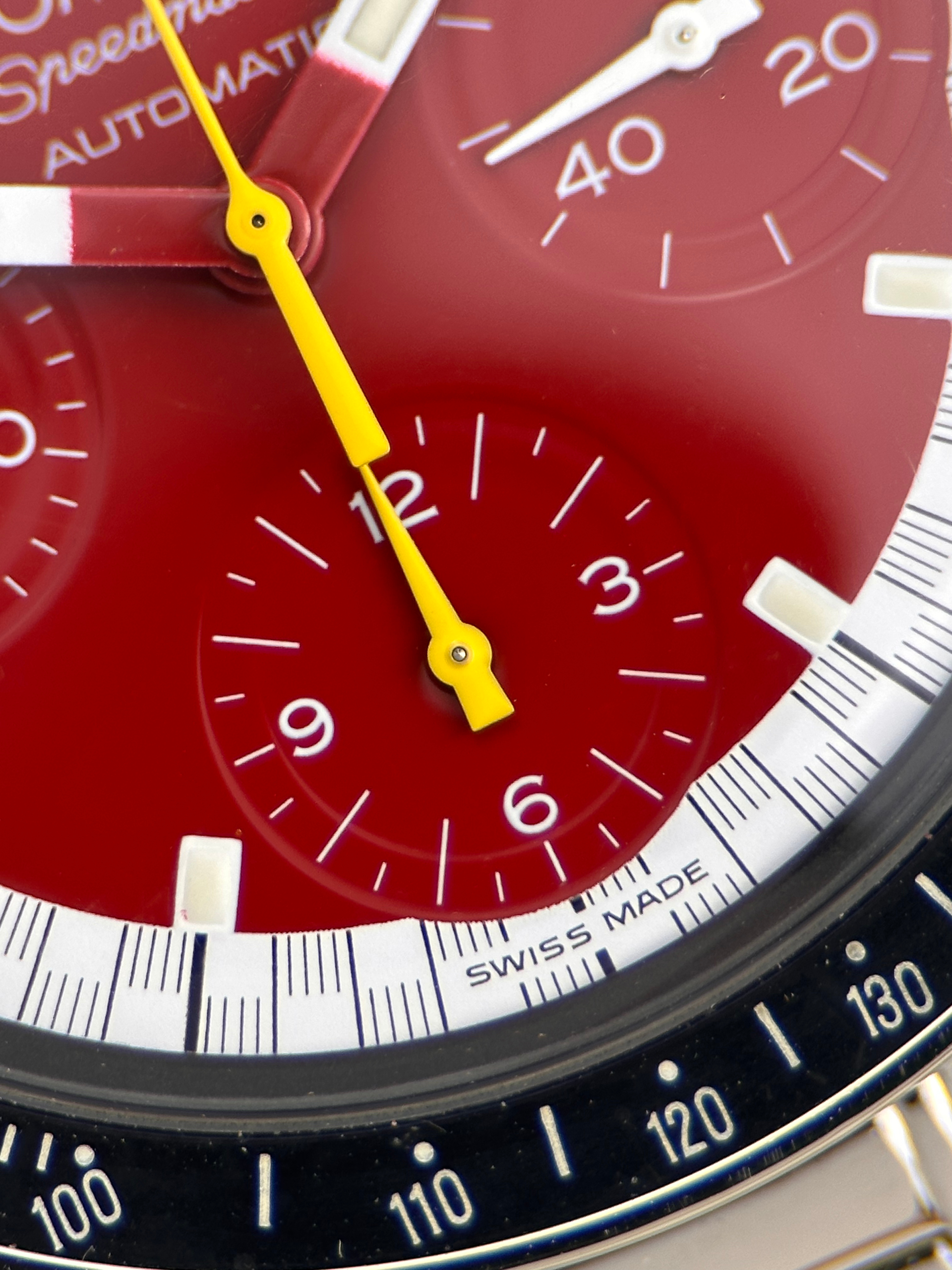 Omega Speedmaster Reduced Michael Schumacher Edition Org. Papiere 2001