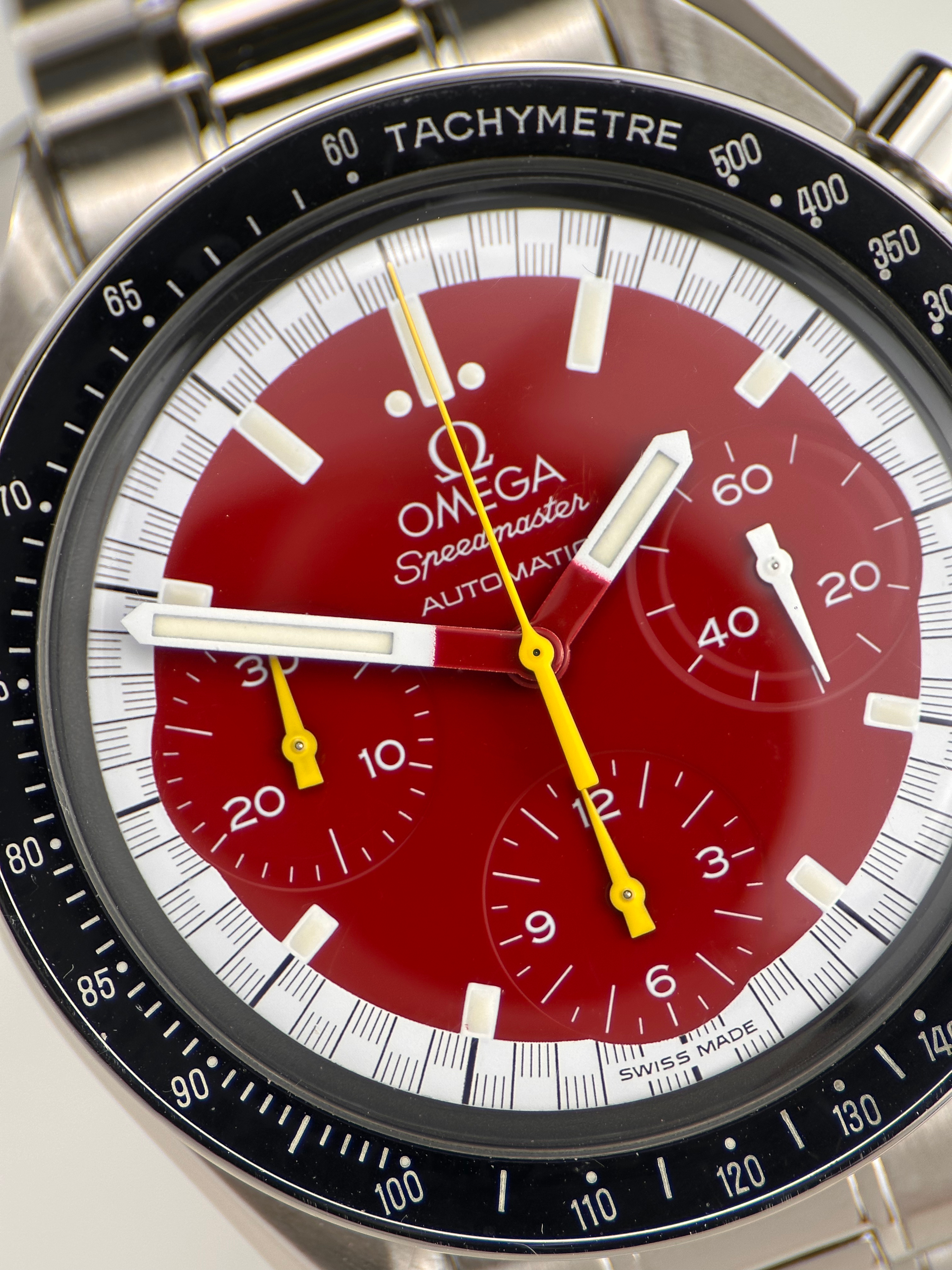 Omega Speedmaster Reduced Michael Schumacher Edition Org. Papiere 2001