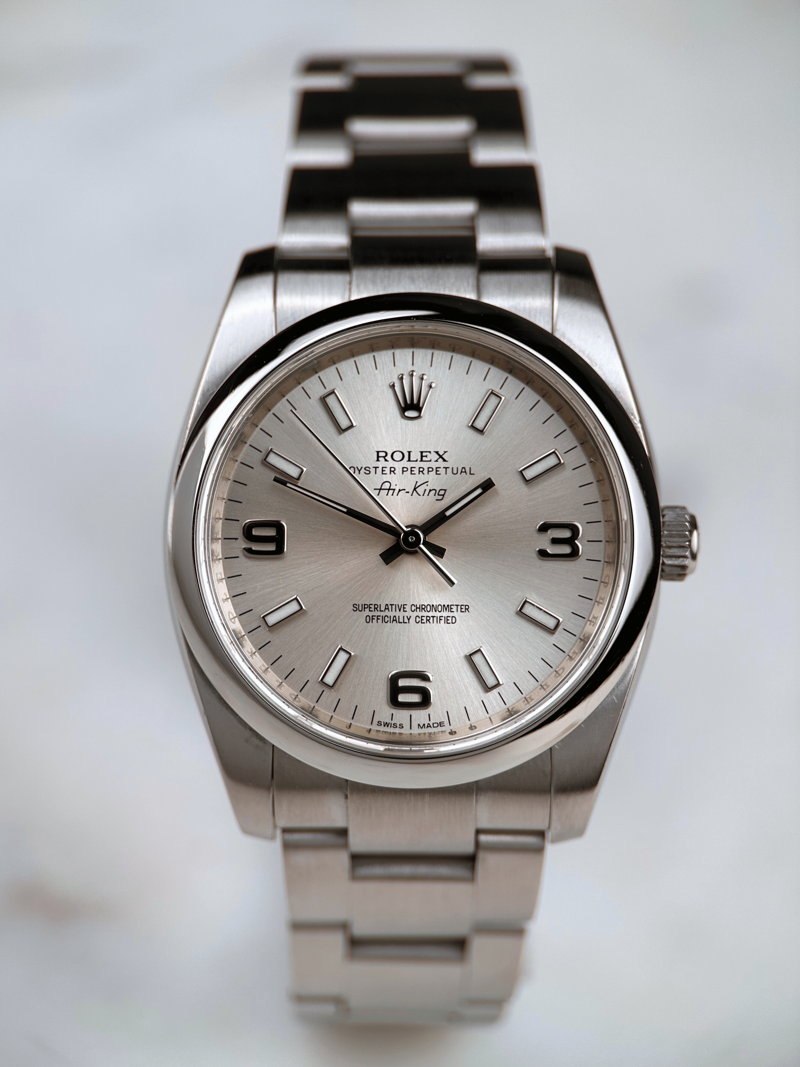 Rolex Air King 34mm 114200 Fullset 2013