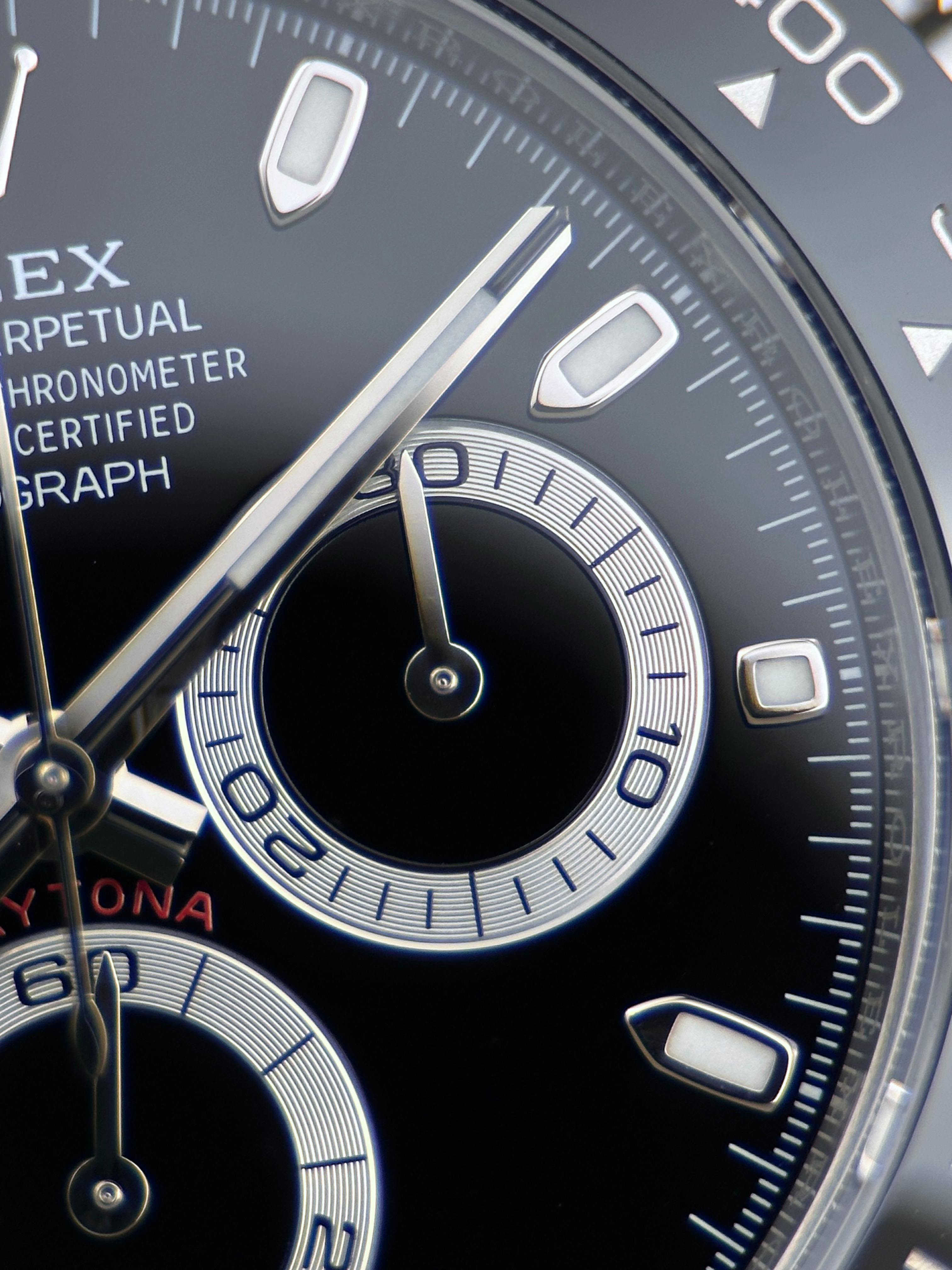 Rolex Cosmograph Daytona Schwarz 116500LN Fullset 2019