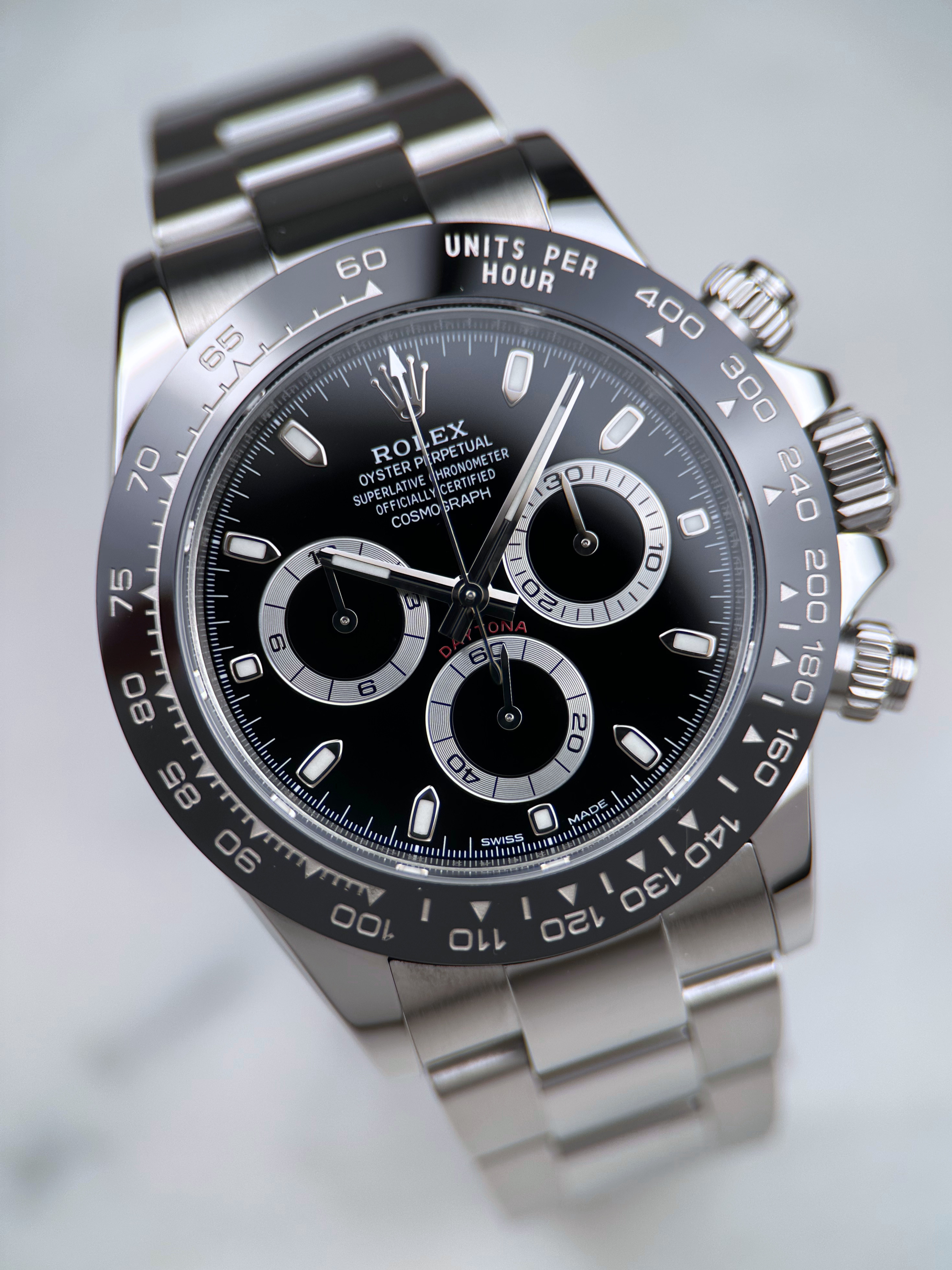 Rolex Cosmograph Daytona Schwarz 116500LN Fullset 2019