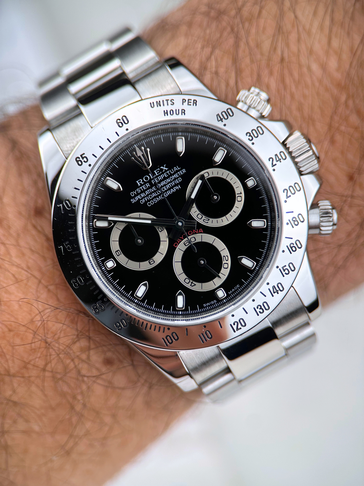 Rolex Cosmograph Daytona Schwarz 116520