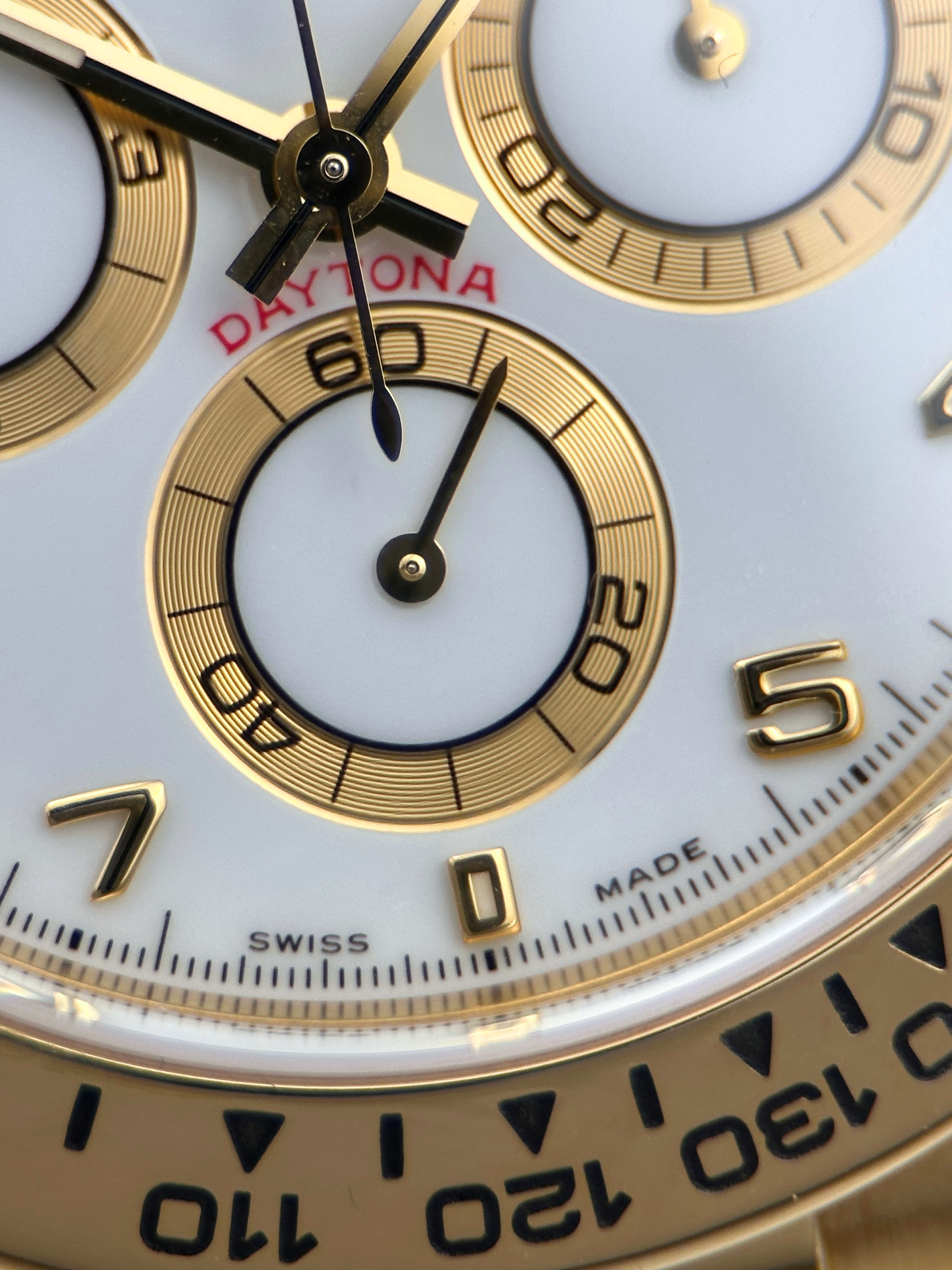 Rolex Cosmograph Daytona Weiß 116518 F-Serie Fullset 2005