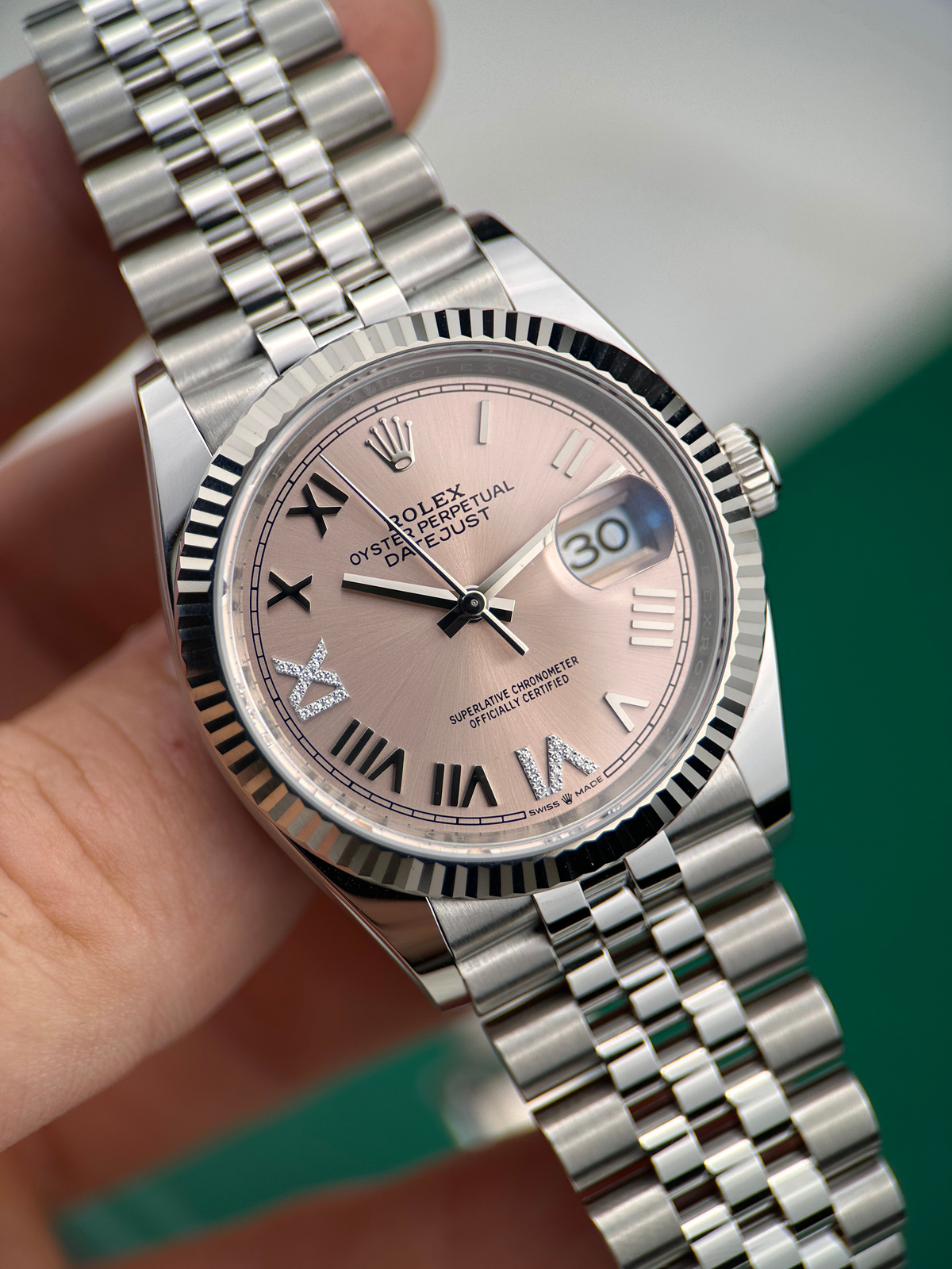Rolex Datejust 36 Pink 126234 Fullset 2026
