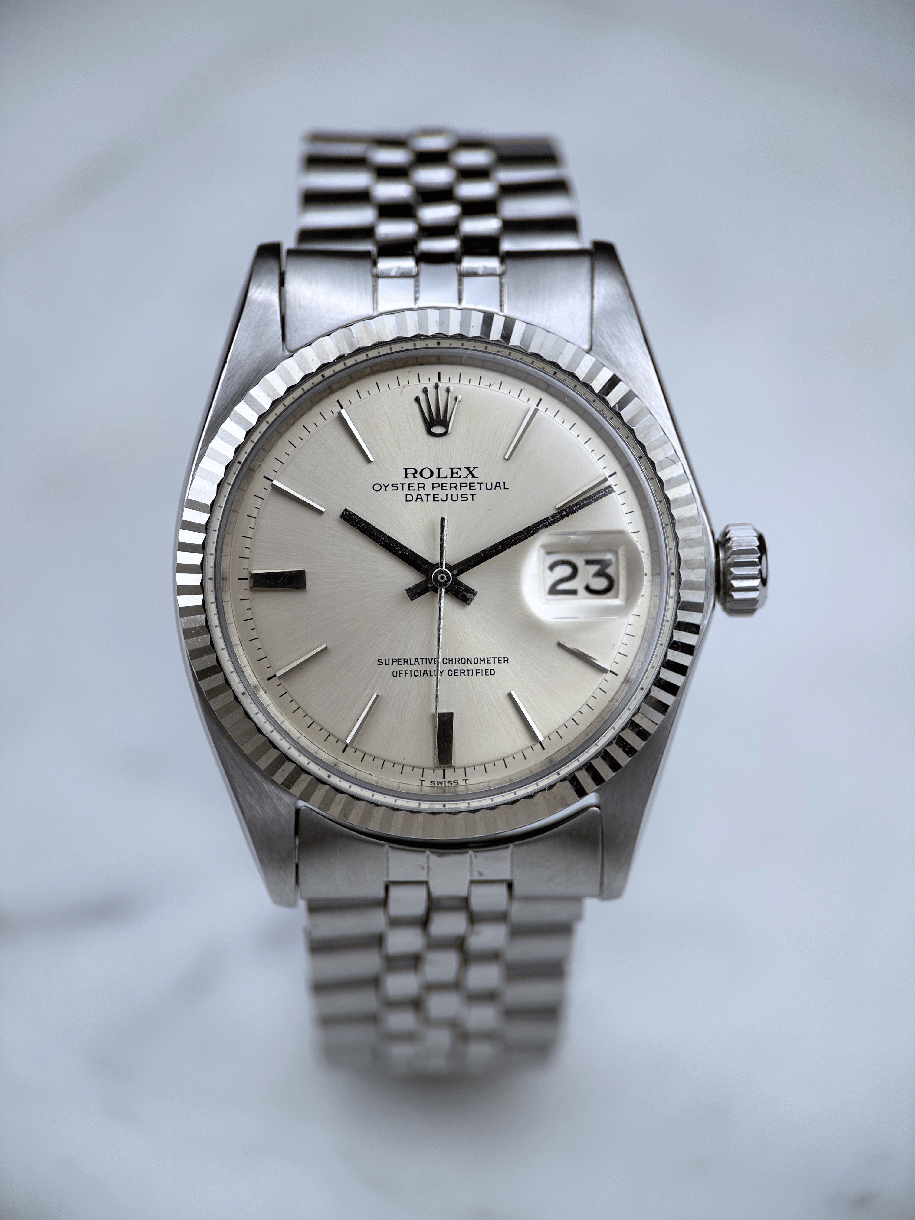 Rolex Datejust 1603 "Doorstop Dial" 1970