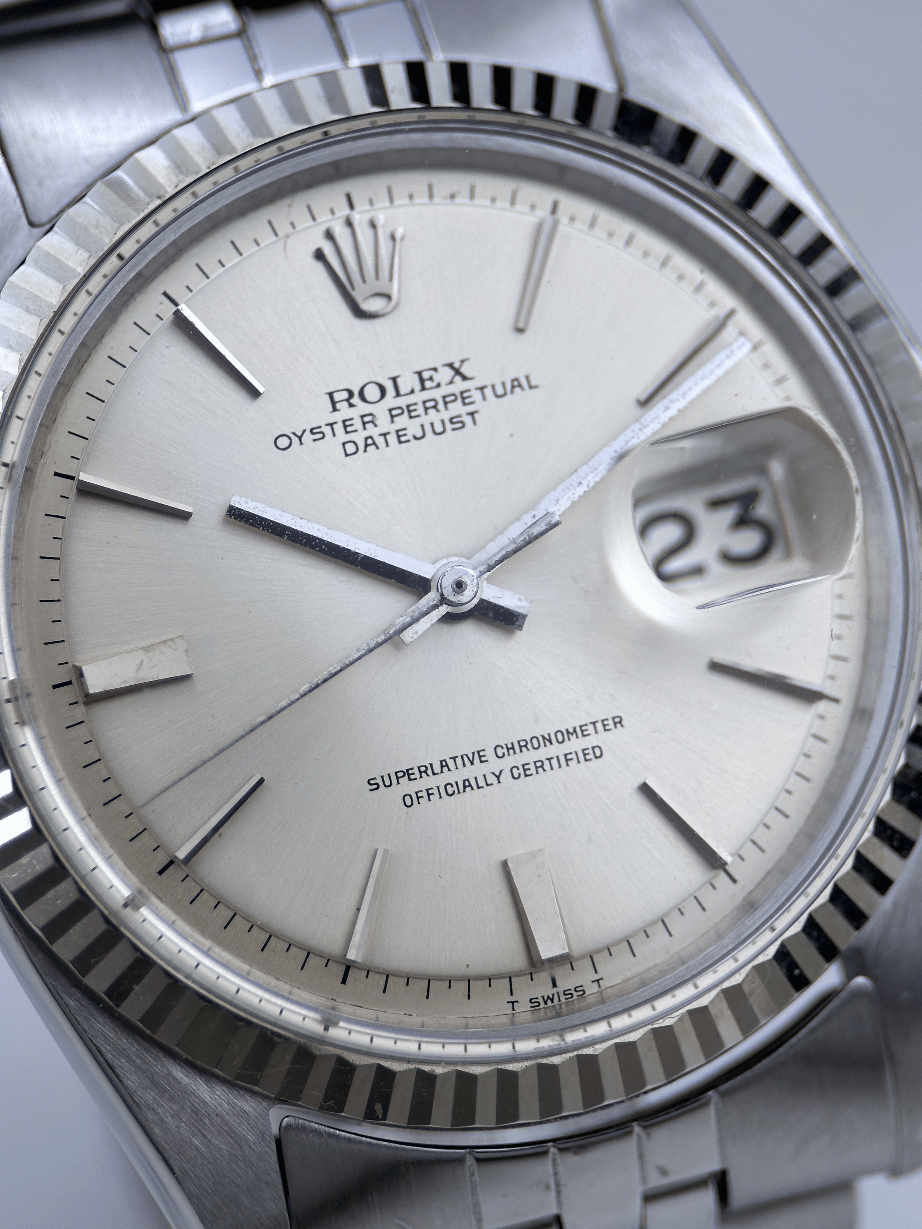 Rolex Datejust 1603 "Doorstop Dial" 1970
