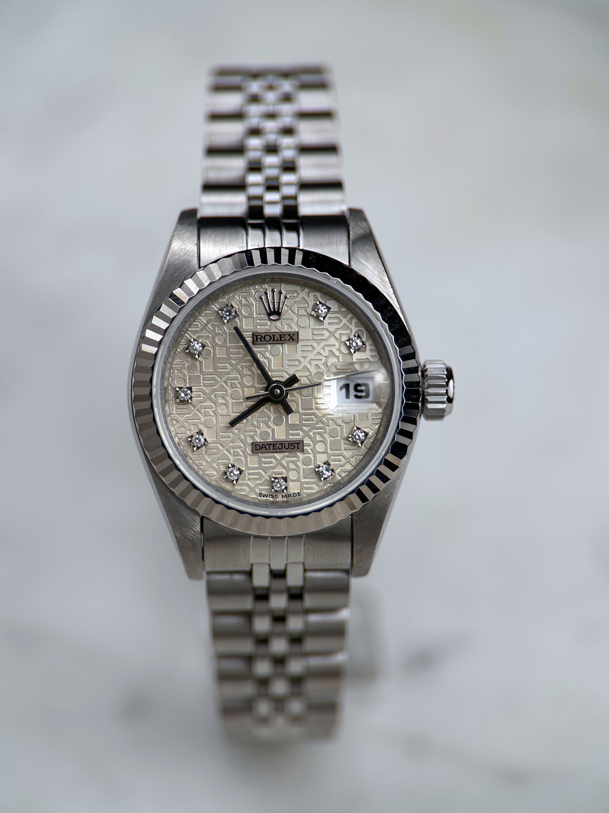 Rolex Datejust 26 "Computer Dial Silber" 69174 Papiere aus 1994