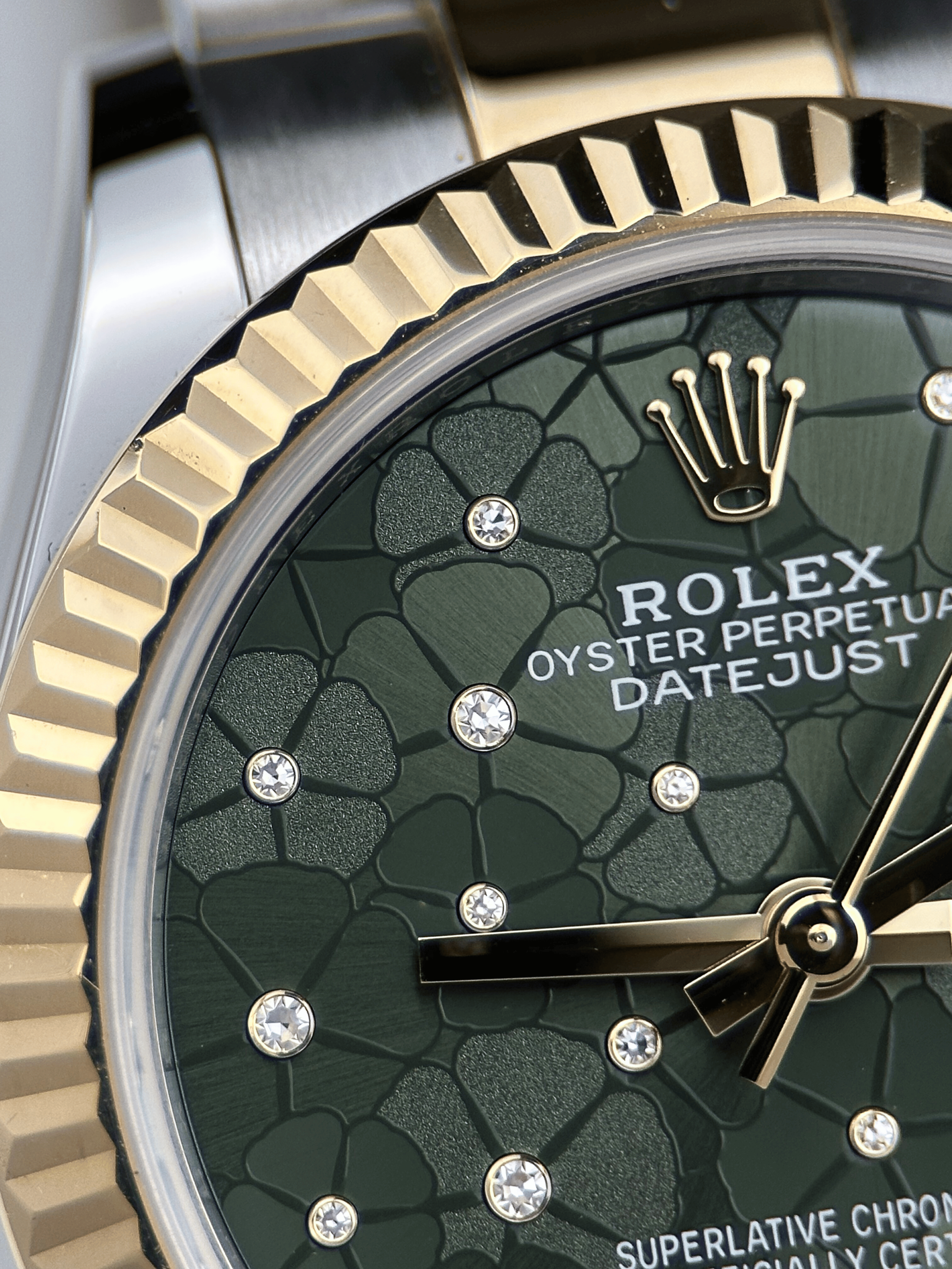 Rolex Datejust 31 Grün Floral Brillant 278273 Fullset 2023