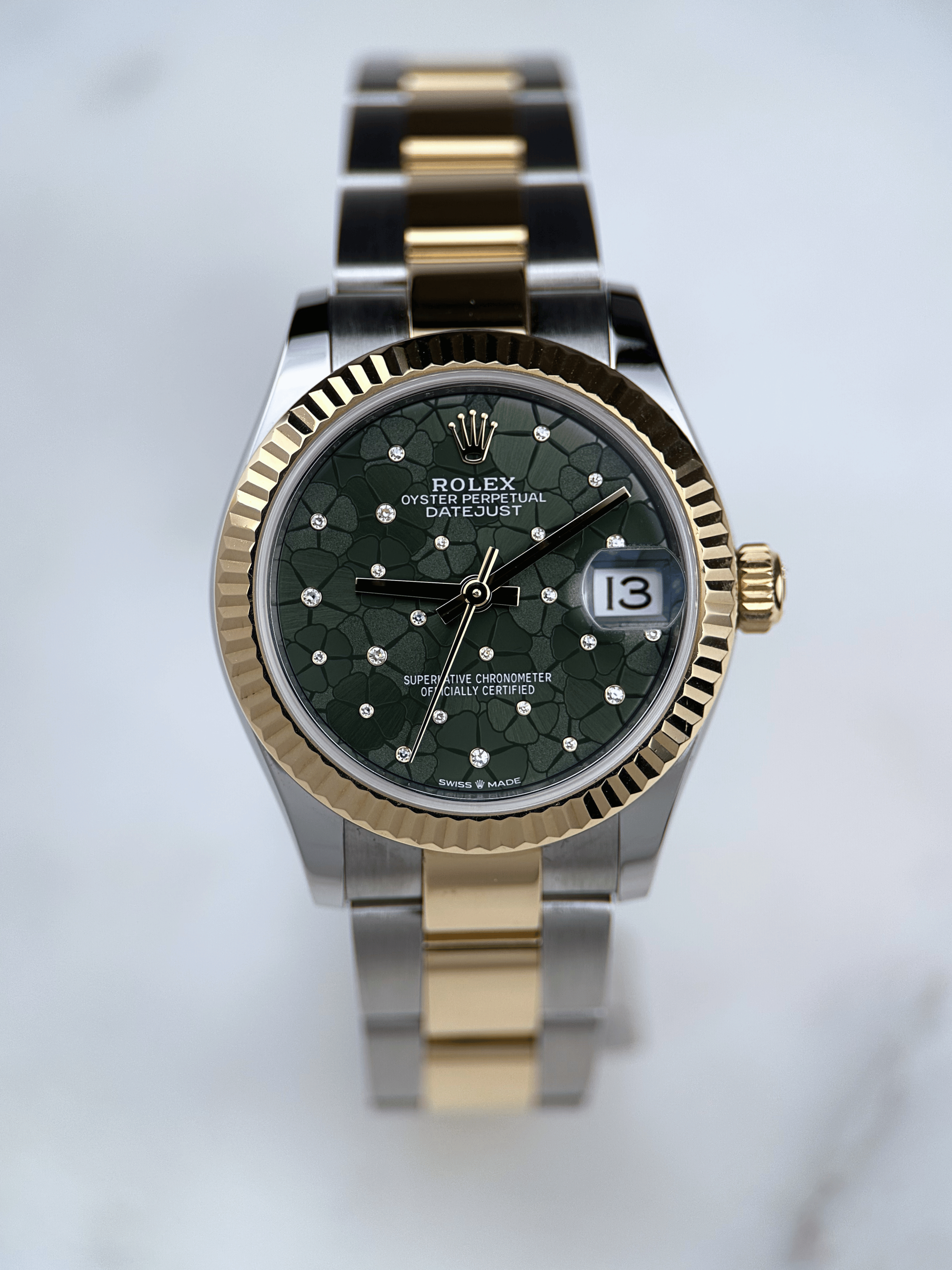 Rolex Datejust 31 Grün Floral Brillant 278273 Fullset 2023