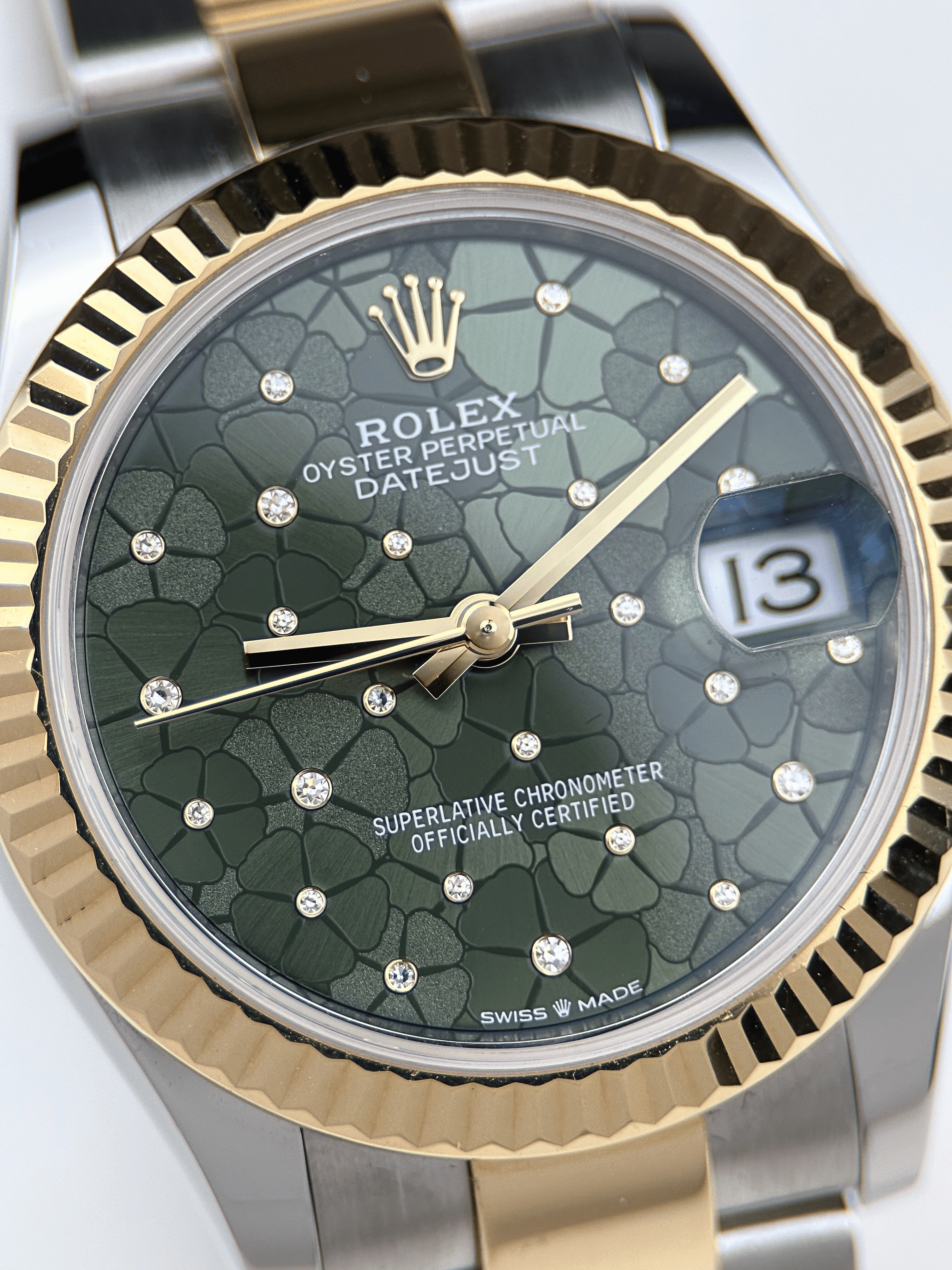 Rolex Datejust 31 Grün Floral Brillant 278273 Fullset 2023