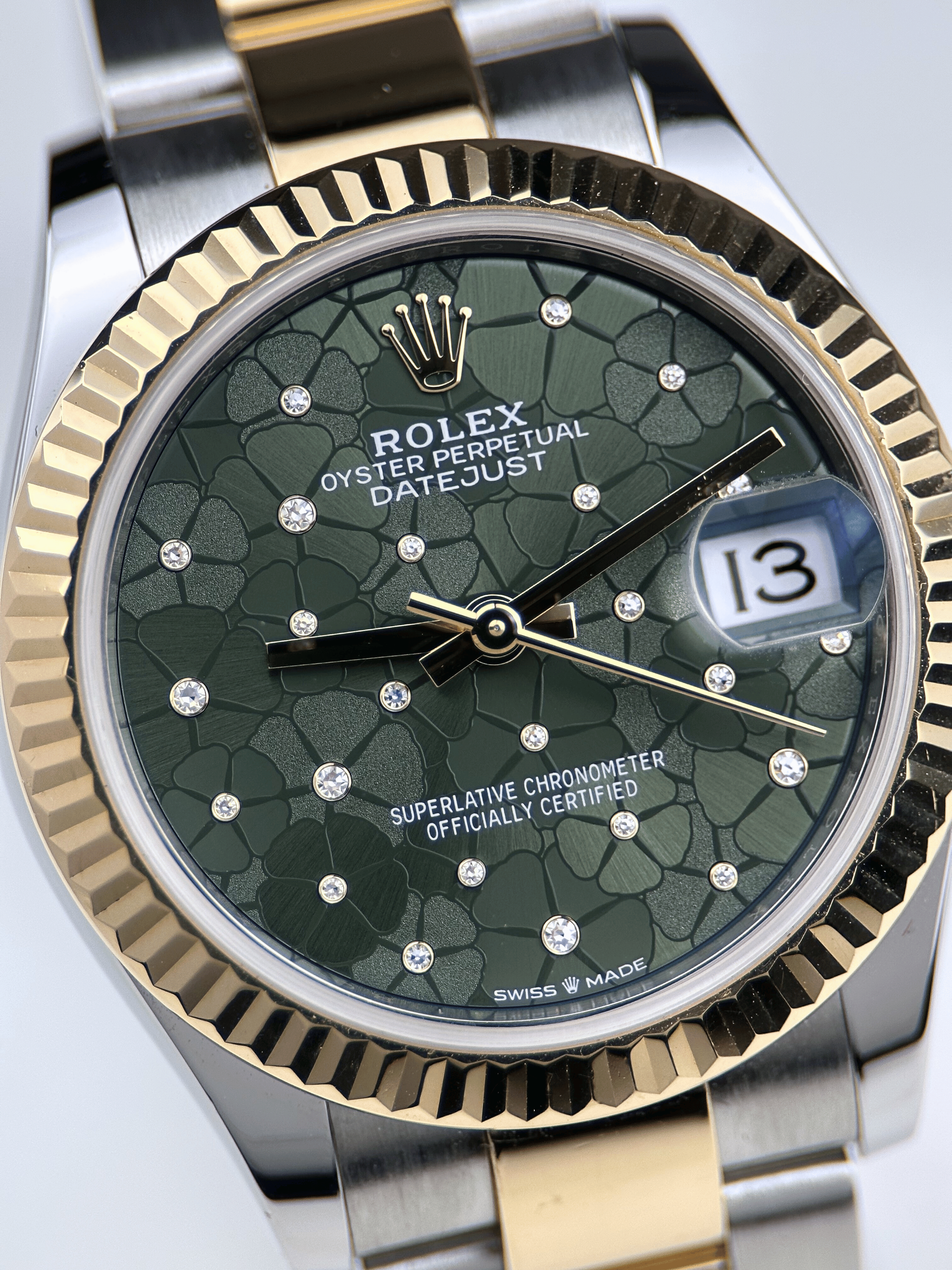 Rolex Datejust 31 Grün Floral Brillant 278273 Fullset 2023