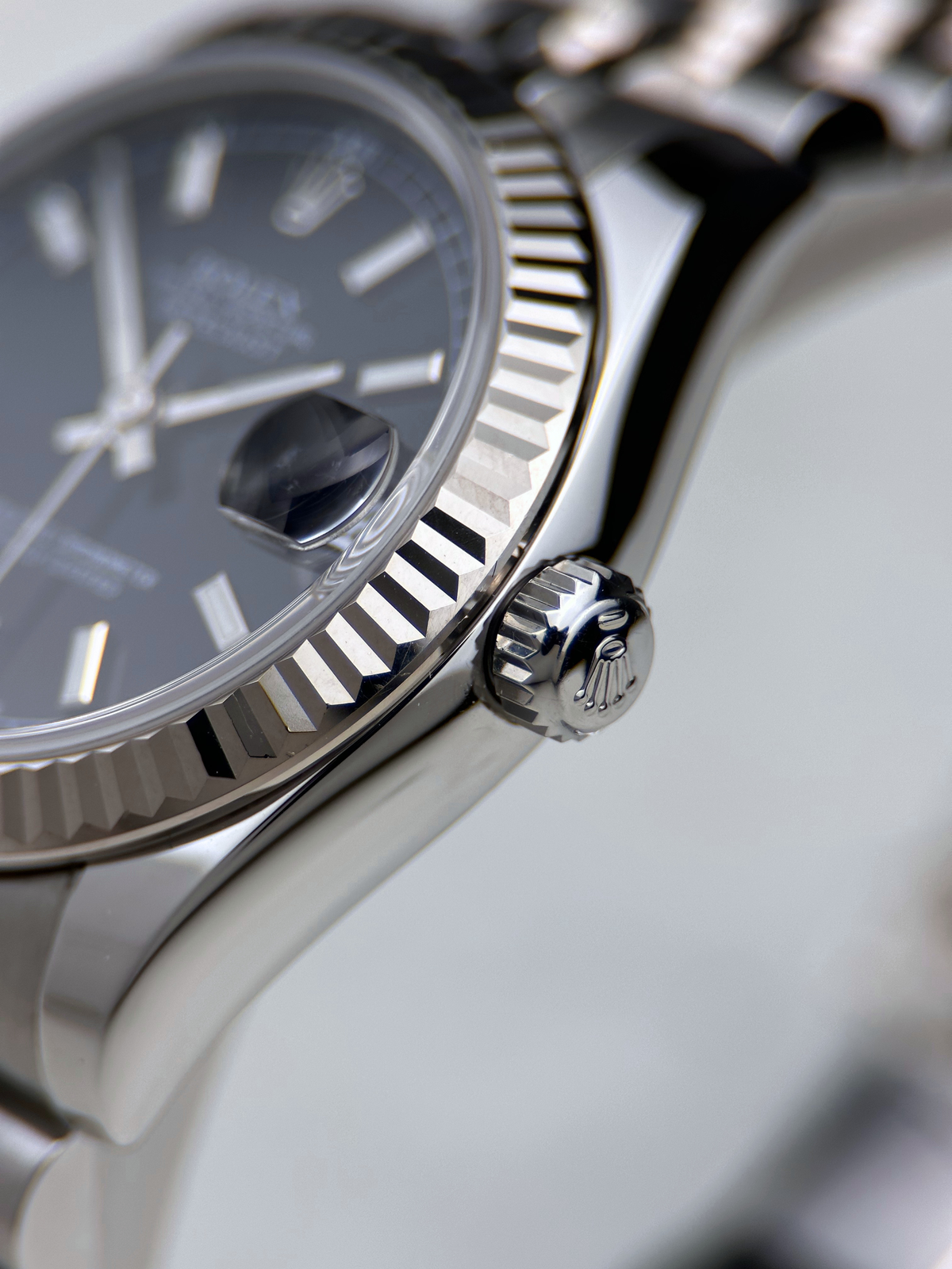 Rolex Datejust 31 Schwarz Index 178274