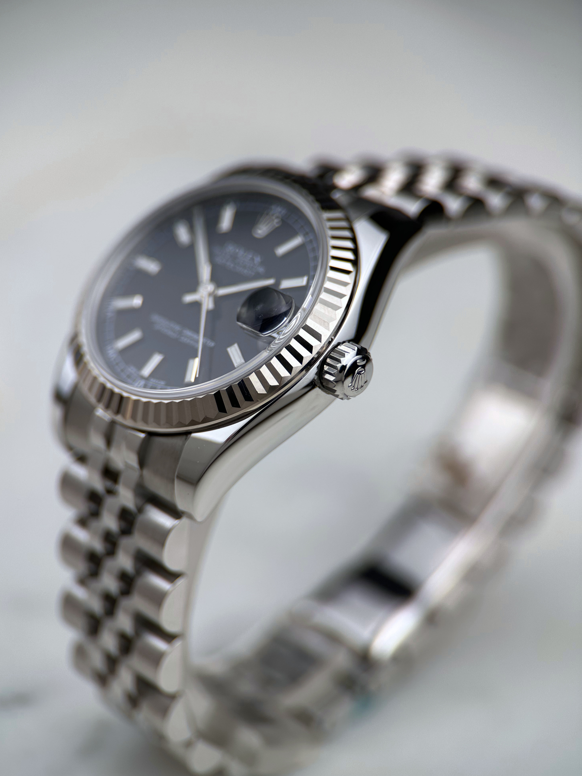 Rolex Datejust 31 Schwarz Index 178274