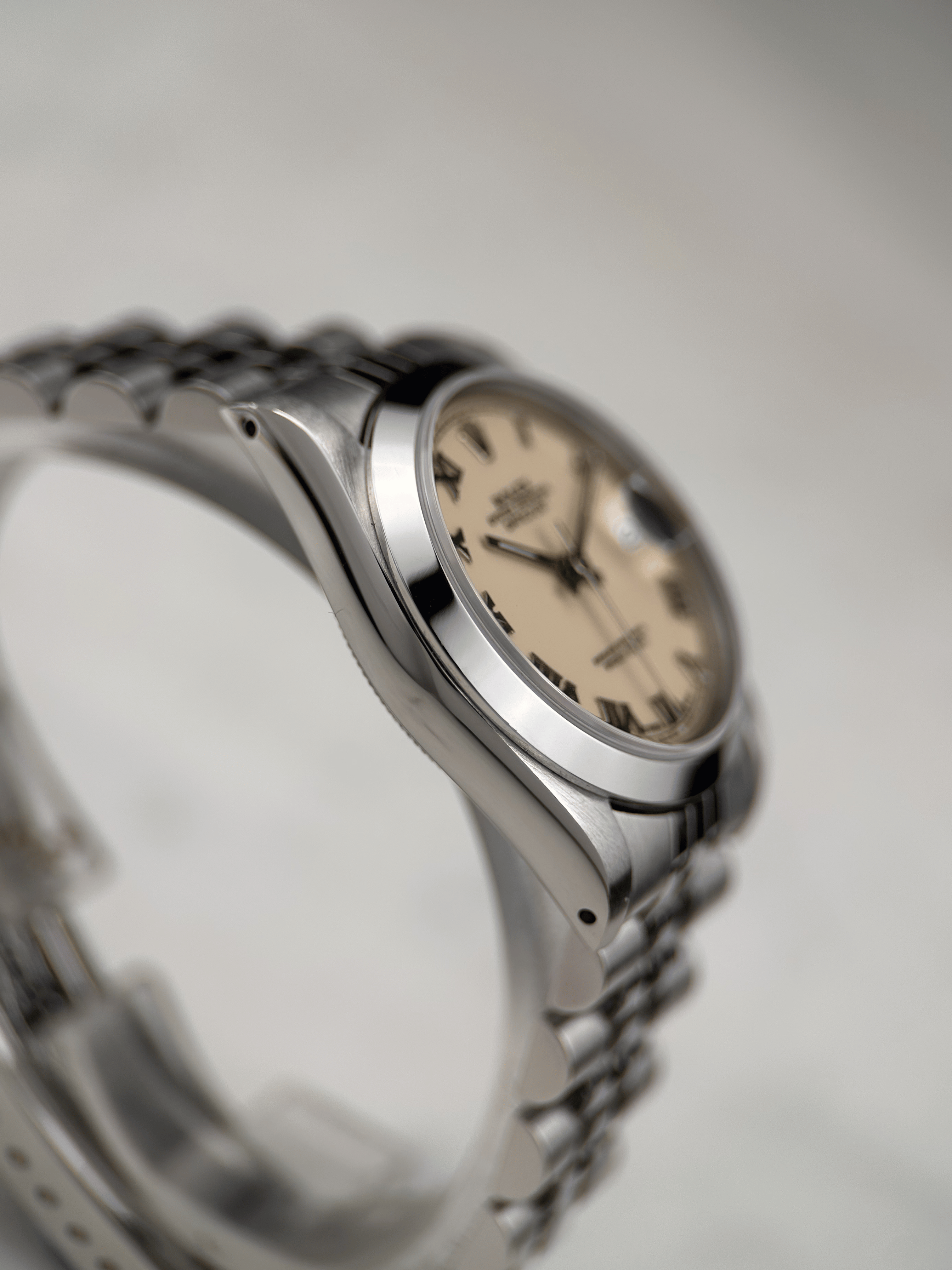 Rolex Datejust 31 Elfenbein "Ivory Roman" 68240  E-Serie 1990